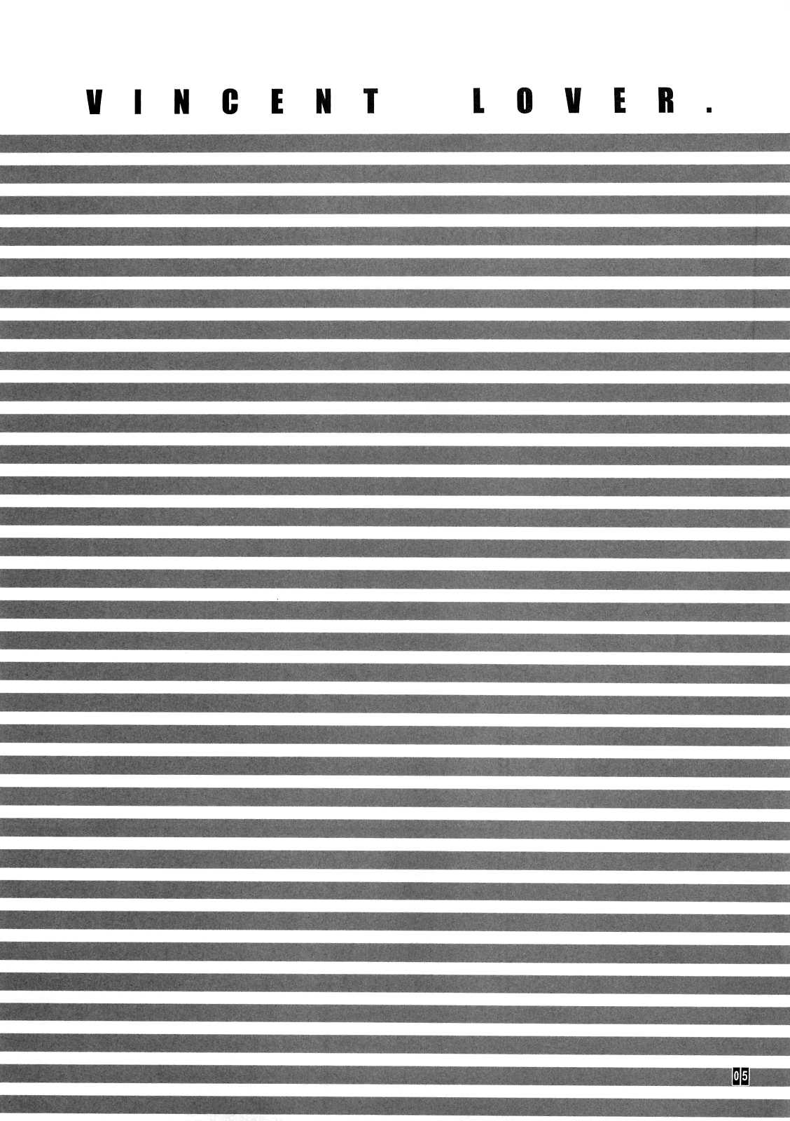 VINCENT LOVER. page 7 full