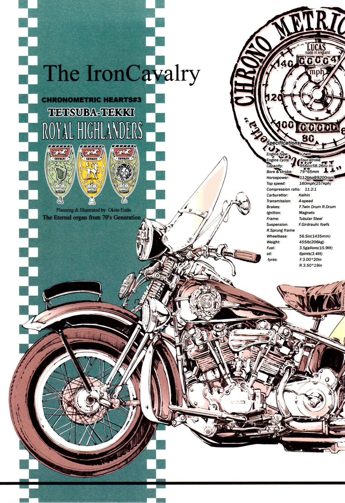 TETSUBA-TEKKI CHRONOMETRIC HEARTS#3 ROYAL HIGHLANDERS + Paper page 6 full