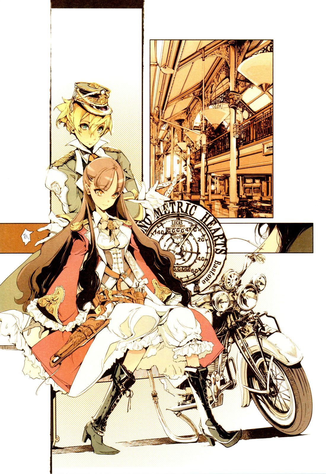 TETSUBA-TEKKI CHRONOMETRIC HEARTS#3 ROYAL HIGHLANDERS + Paper page 8 full