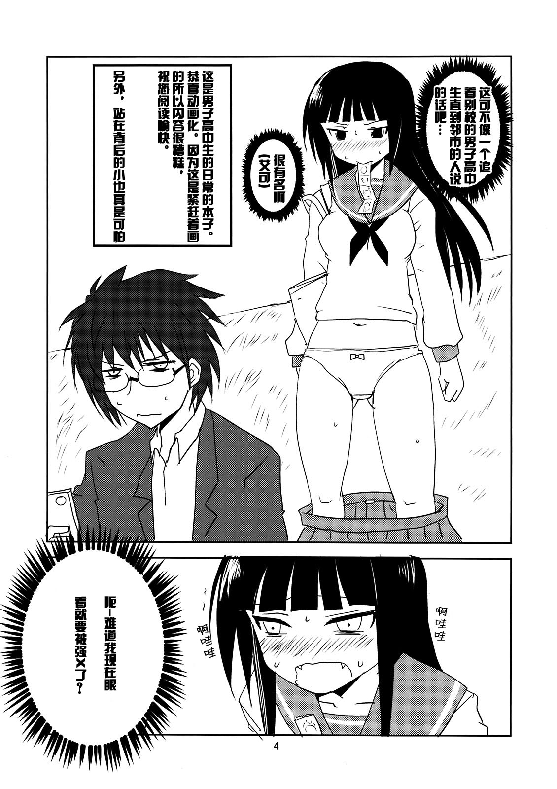 Joshikousei no Hinichijou page 4 full