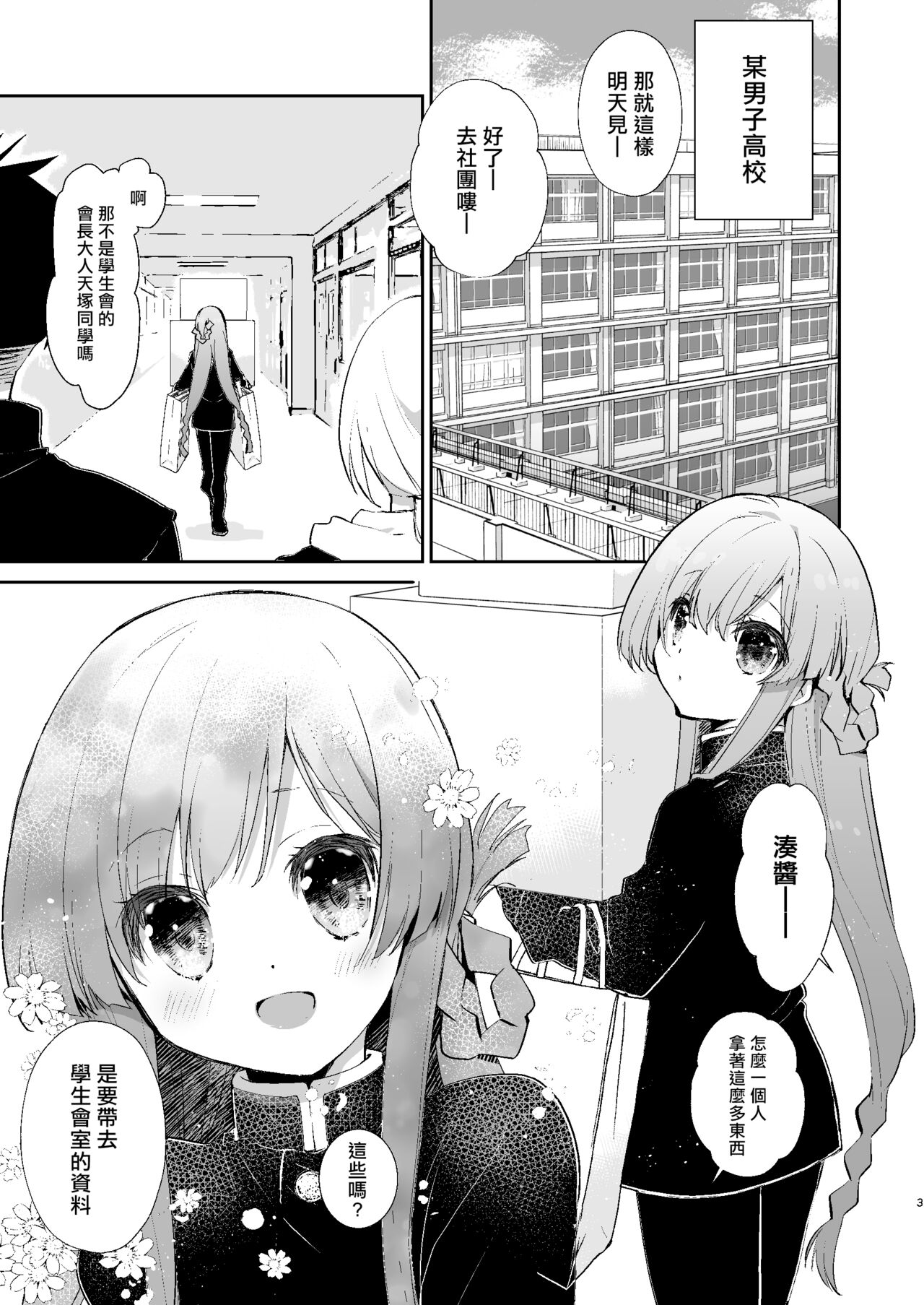 Gakkou no Tame nara Nandemo Shite kureru Seitokaichou no Minato-kun | 只要是为了学校什么都会做的学生会长湊同学 page 2 full