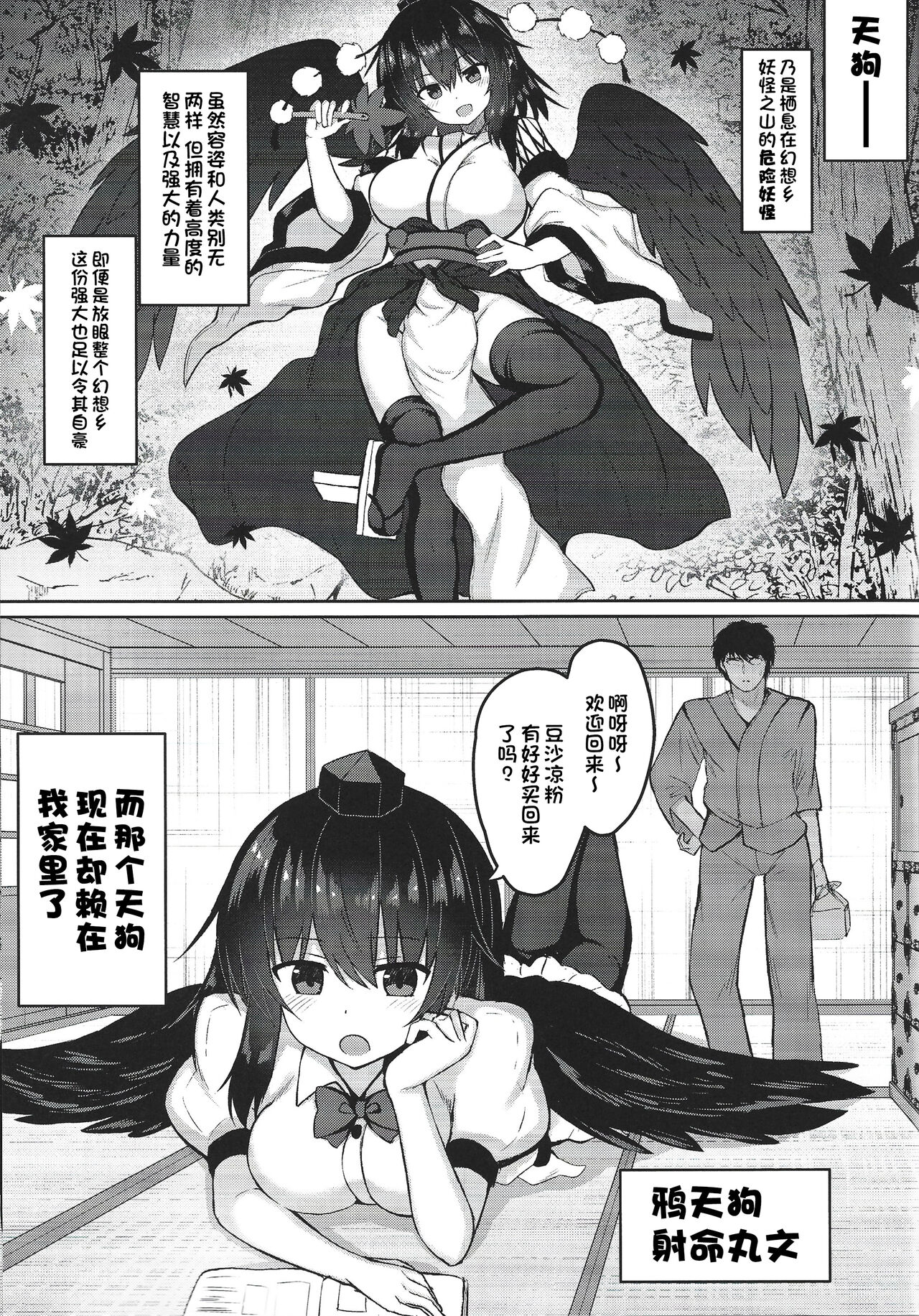 Tengu ga Ie ni Isuwatteru Ken + C101 Kaijou Gentei-bon Tengu Shouzoku Aya-chan Wakarase Ecchi Hon page 2 full