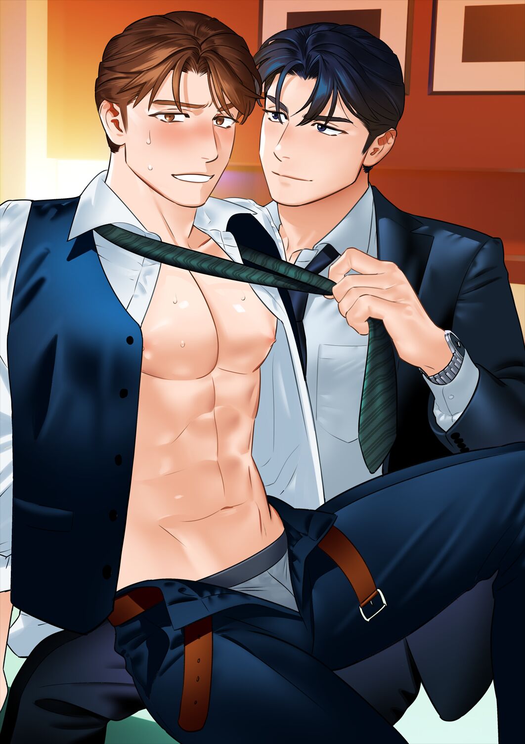 Enkyori Renai -Gobusata Love Love Sex de Torotoro ni Tokasareru Ichiya- | 远距离恋爱—因时隔多日的甜蜜爱爱而黏腻融化的一夜— page 1 full