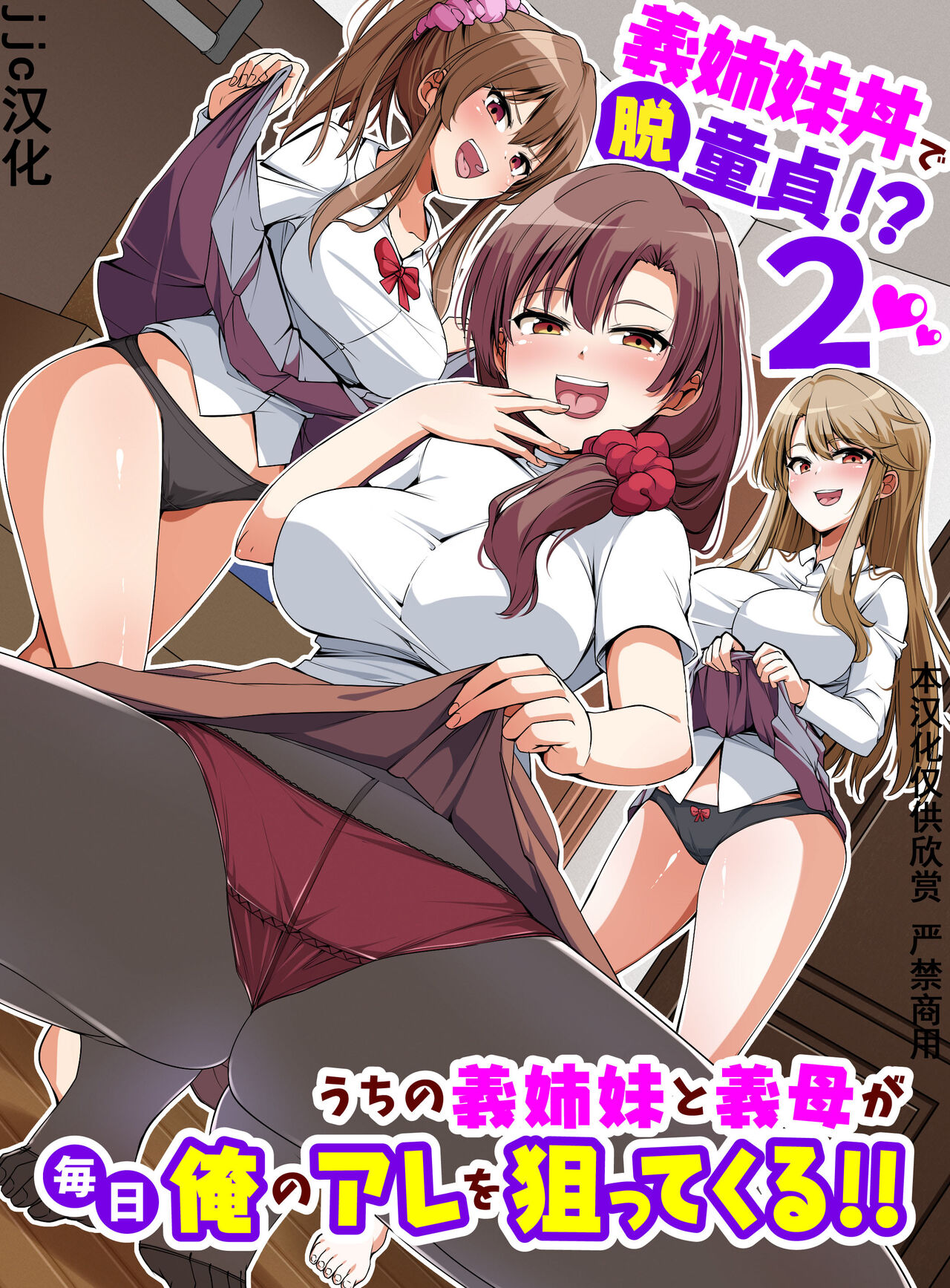 Gishimaidon de Datsu Doutei!? 2 Uchi no Gishimai to Gibo ga Mainichi Ore no Are o Neratte Kuru!! page 2 full