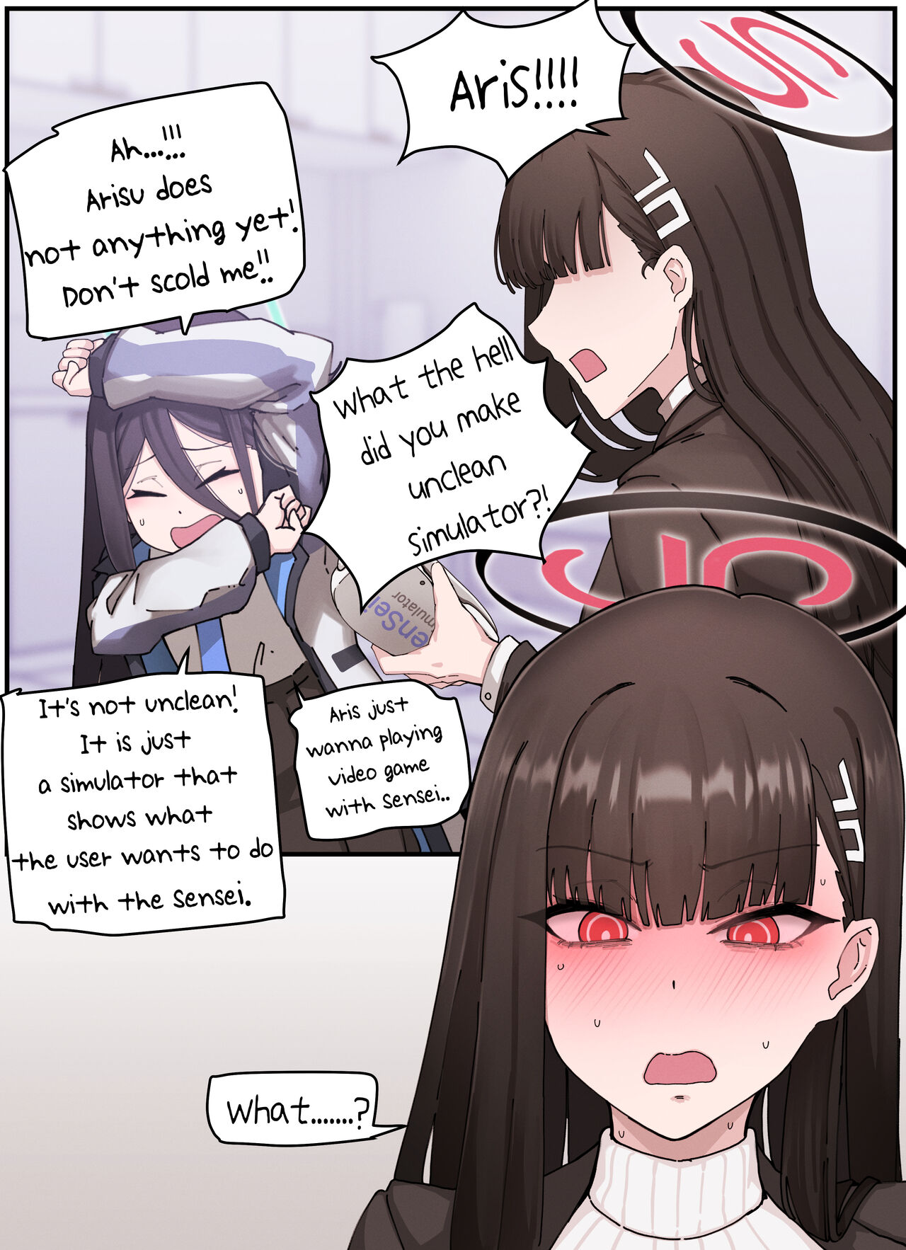 Kivotos Gravure #03: Sensei simulator page 9 full