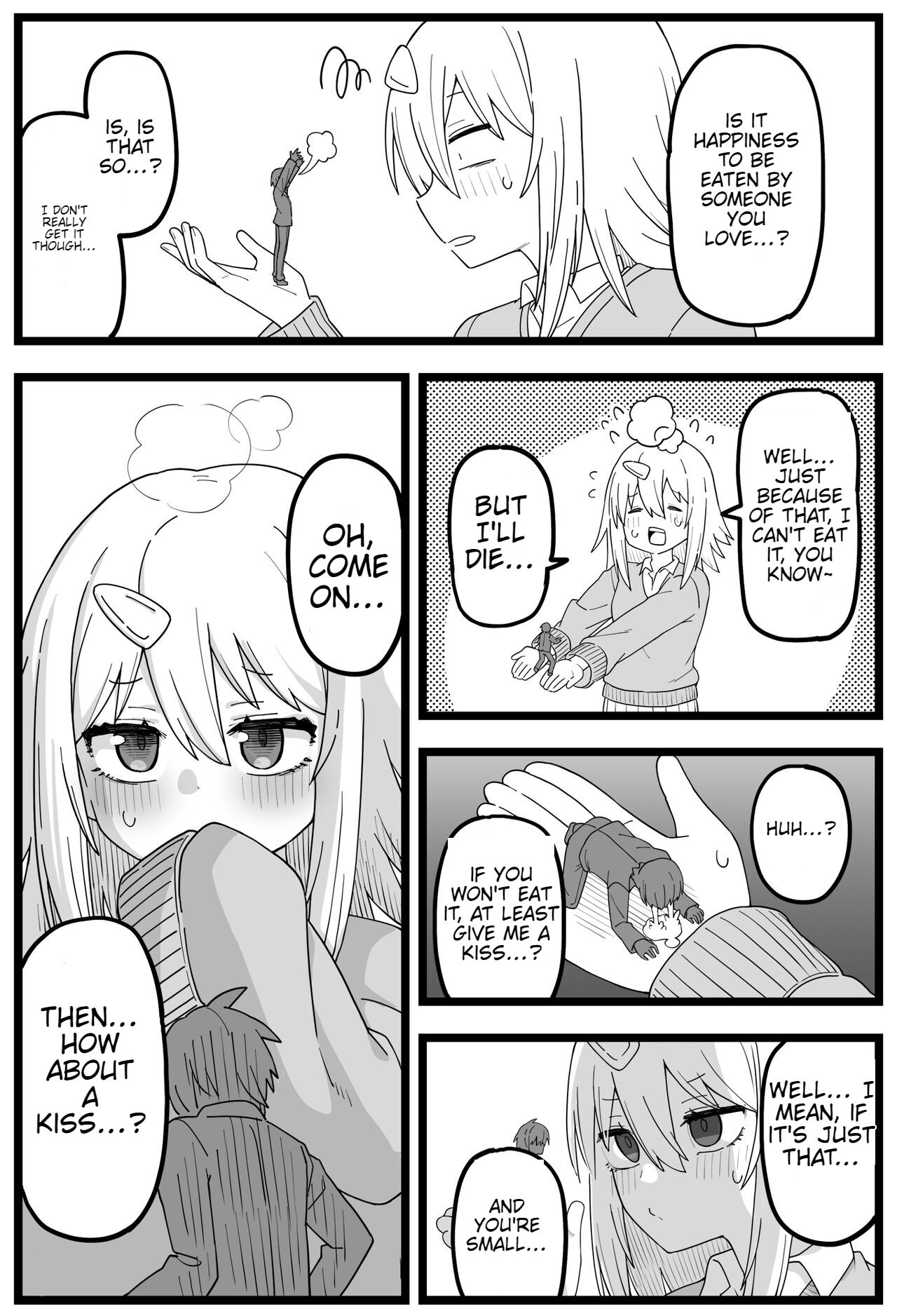 The Manga about Being Physically Eaten by a Giant Classmate page 6 full