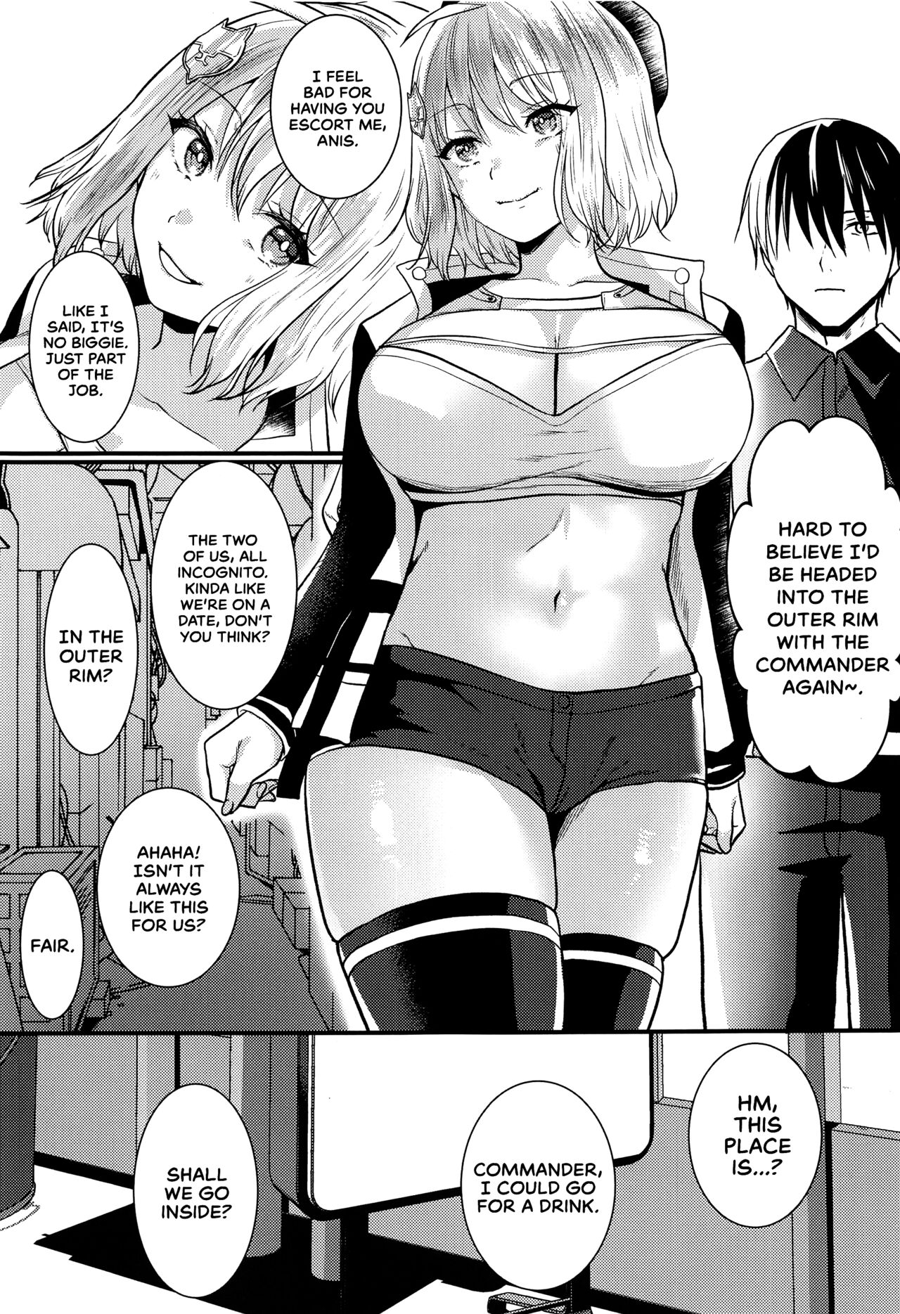 Toaru Shikikan to Nikke ga Couple Kissa e Itta Ohanashi | A story following a certain Commander and Nikke visiting a couples bar page 2 full
