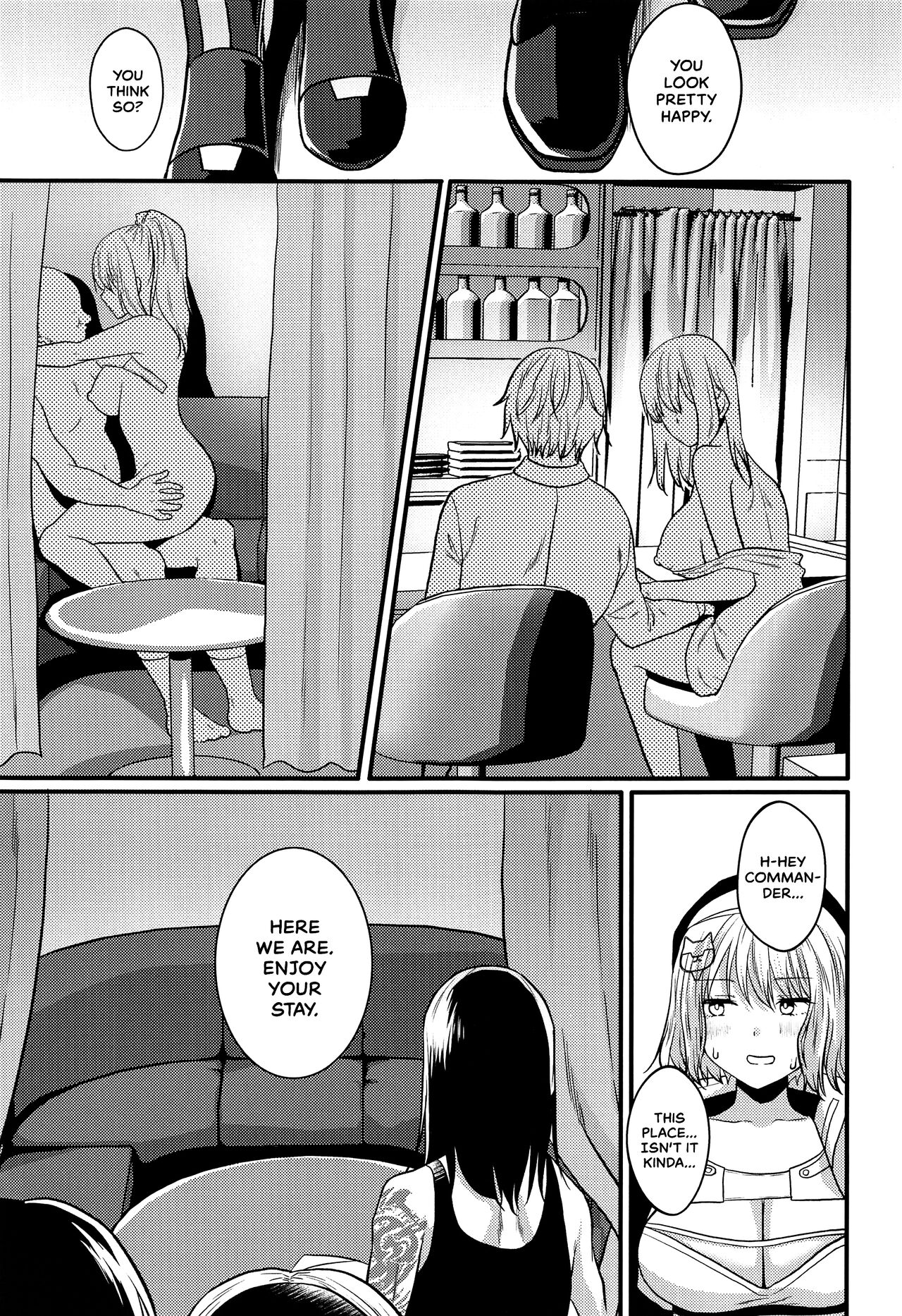 Toaru Shikikan to Nikke ga Couple Kissa e Itta Ohanashi | A story following a certain Commander and Nikke visiting a couples bar page 4 full