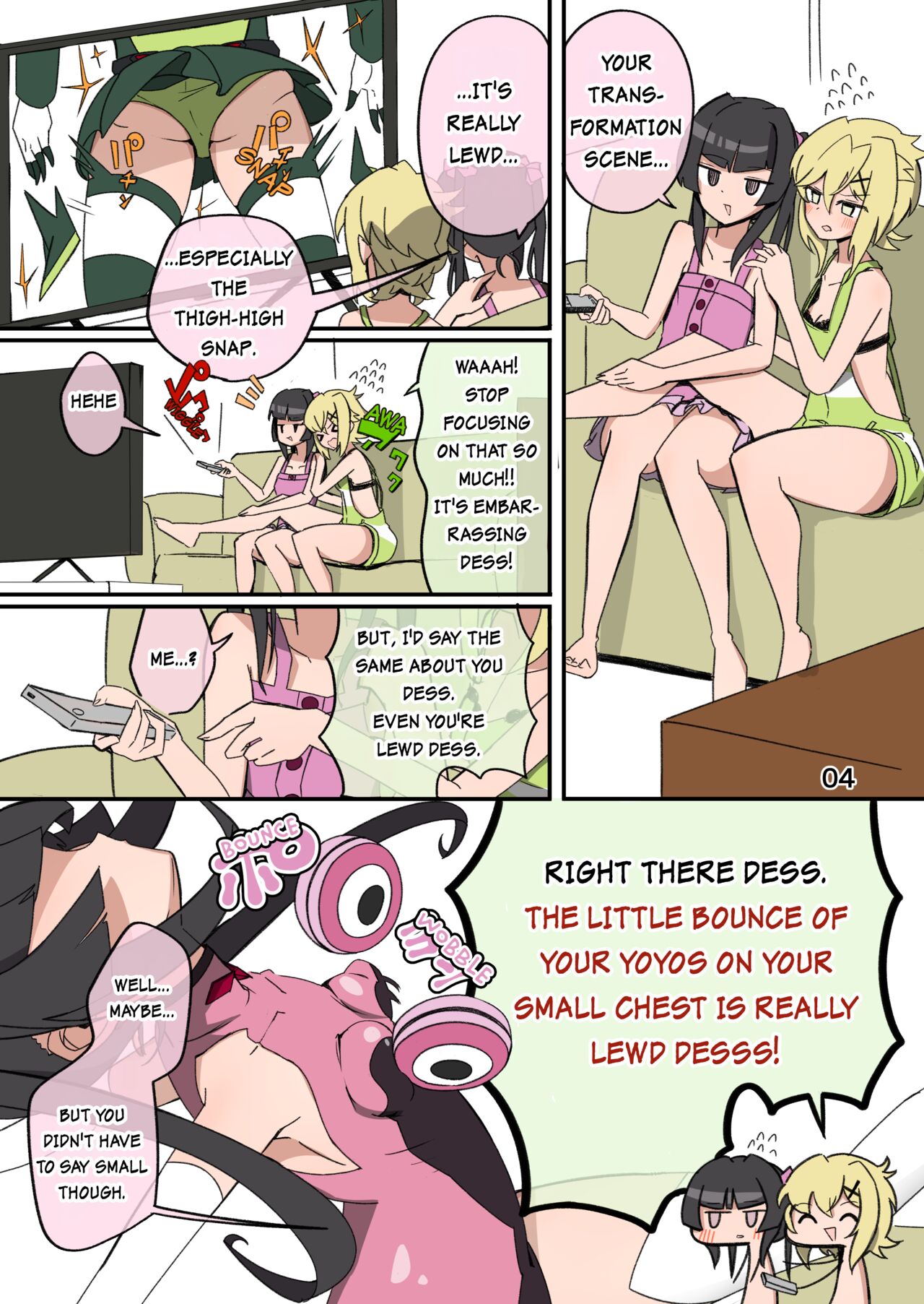 Shirabe is conscious of… page 3 full