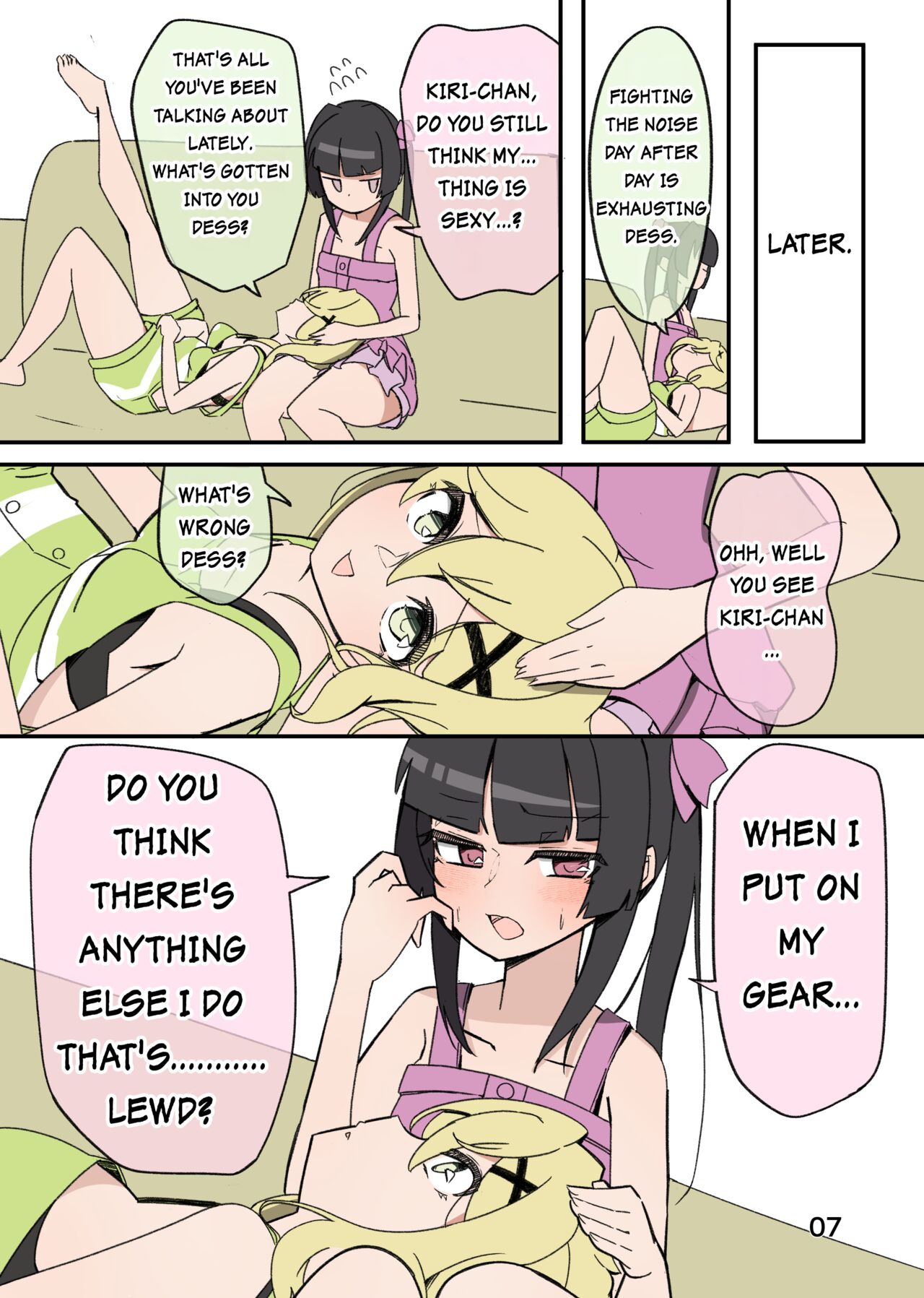 Shirabe is conscious of… page 6 full