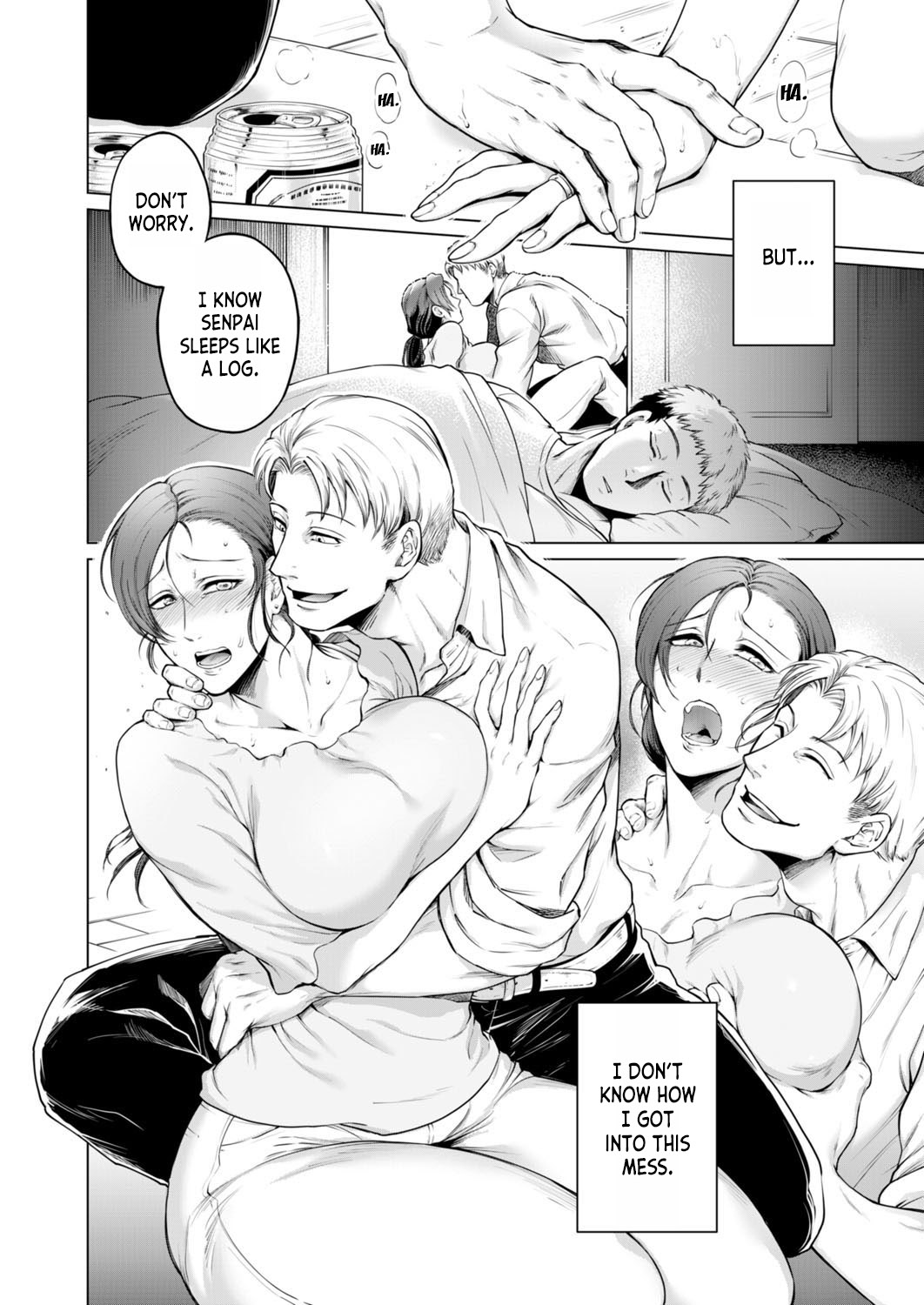 Futeizuma-tachi ~Gokujou na Mesu to Sugosu Mitsu na Yoru~ch.1 | Unfaithful Wives - A Secret Night Spent with the Finest Females ch.1 page 4 full