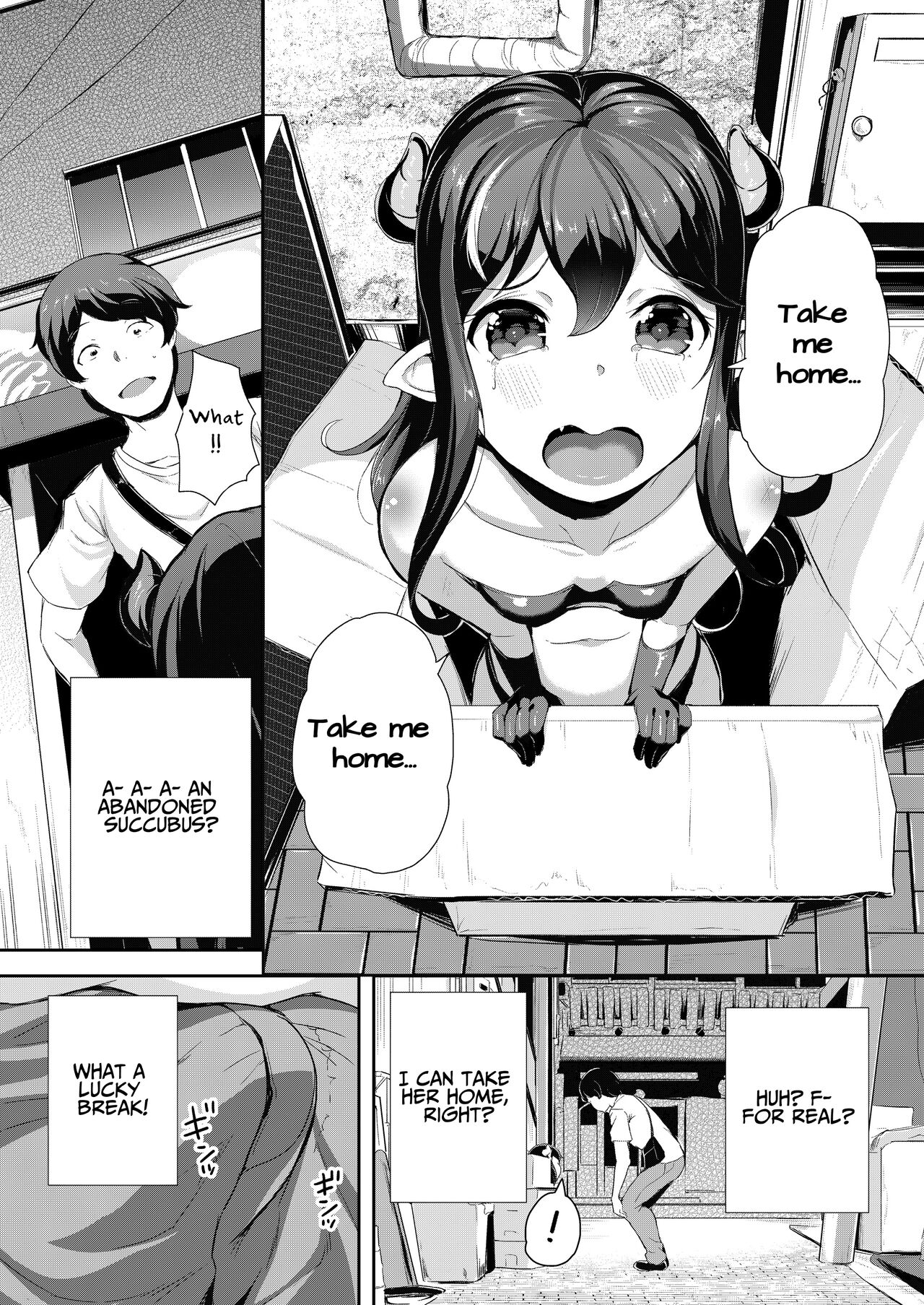 Heppoko Succubus Nakadashi shiiku nikki 1 | Inept Succubus' Creampie Breeding Diary 1 page 4 full