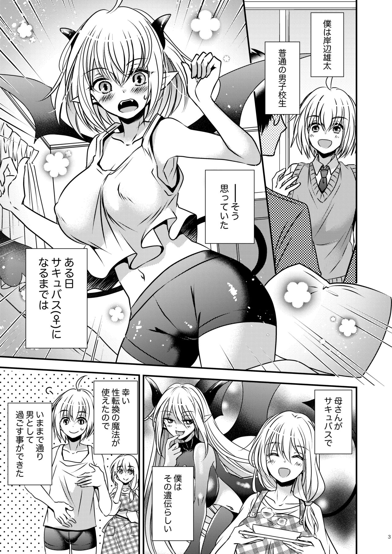 Shinyuu ♂ Tokidoki Succubus ♀ page 3 full