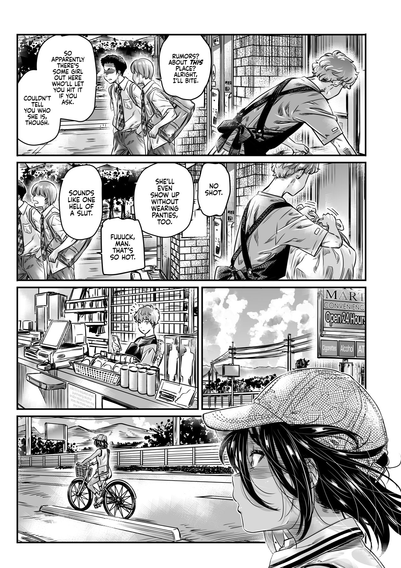 The Tanlined Town Bike Has Set Her Perverted Exhibitionist Sights on Her Virgin Senpai page 8 full