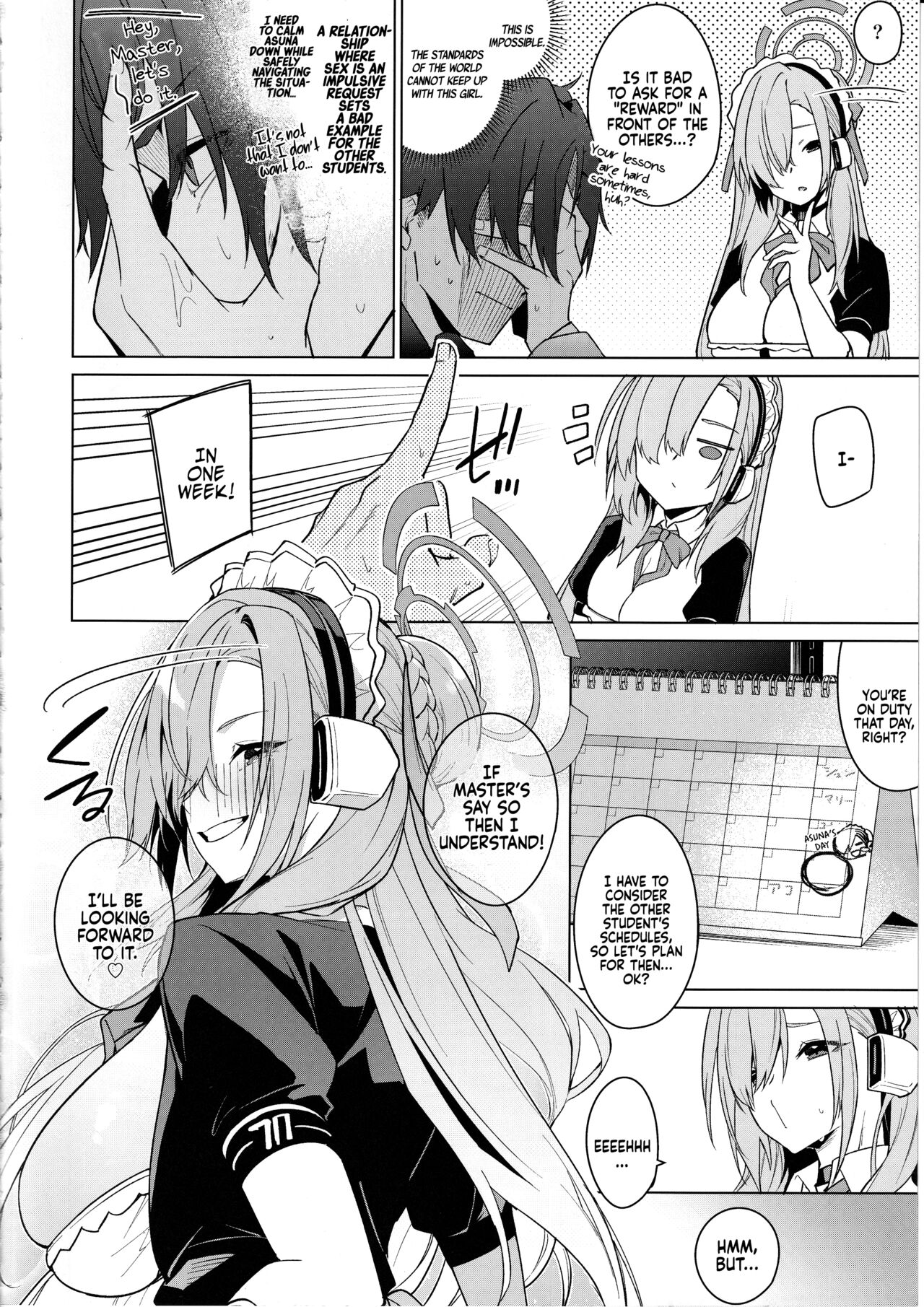 Asuna to Isshuukan Go ni. | With Asuna after a week apart. page 3 full