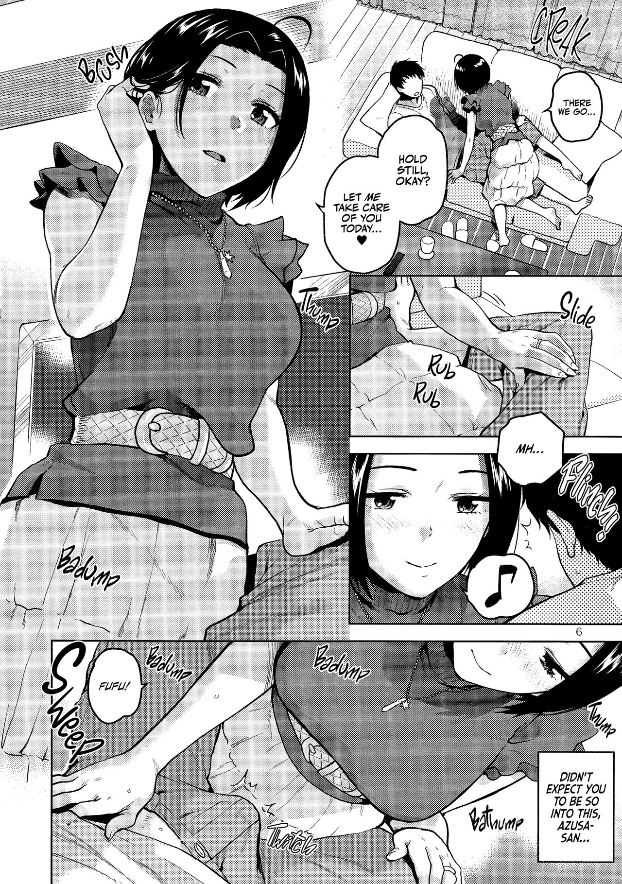Azusa-san ga Te to Kuchi dake de Shite Kureru Hon page 7 full