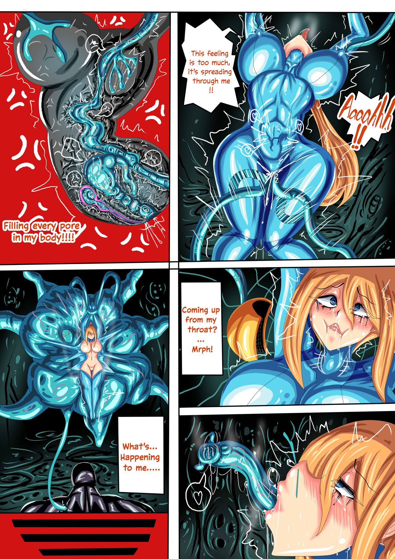 Samus Tentacle Comic page 3 full