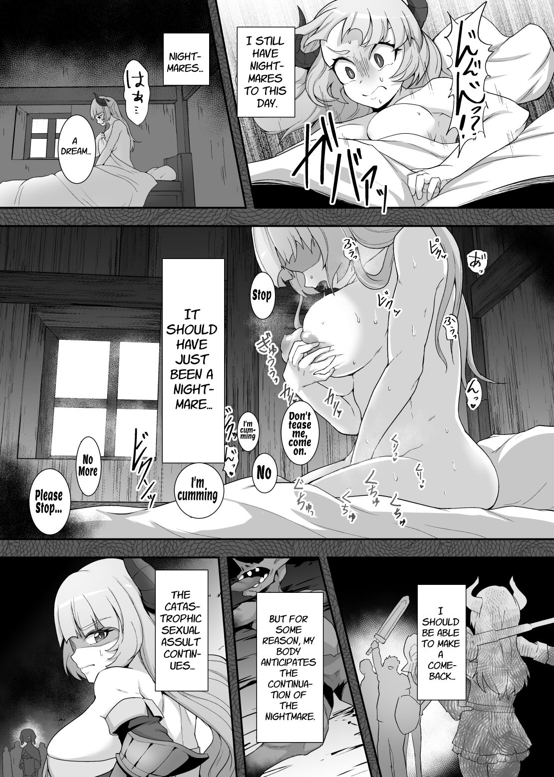 Tettsui no Onna Senshi, Mamono ni Makete Okasareru Mousou o Kojirase Shinu yori Hidoi Me ni Au | The Hammer-wielding Warrior's Fate page 5 full