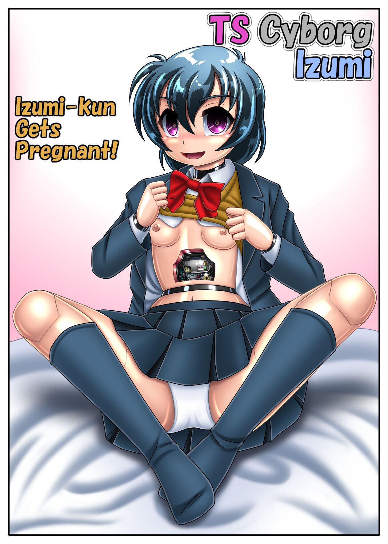 TS Cyborg Izumi Izumi-kun Haramimasu! | TS Cyborg Izumi: Izumi-kun Gets Pregnant! page 1 full