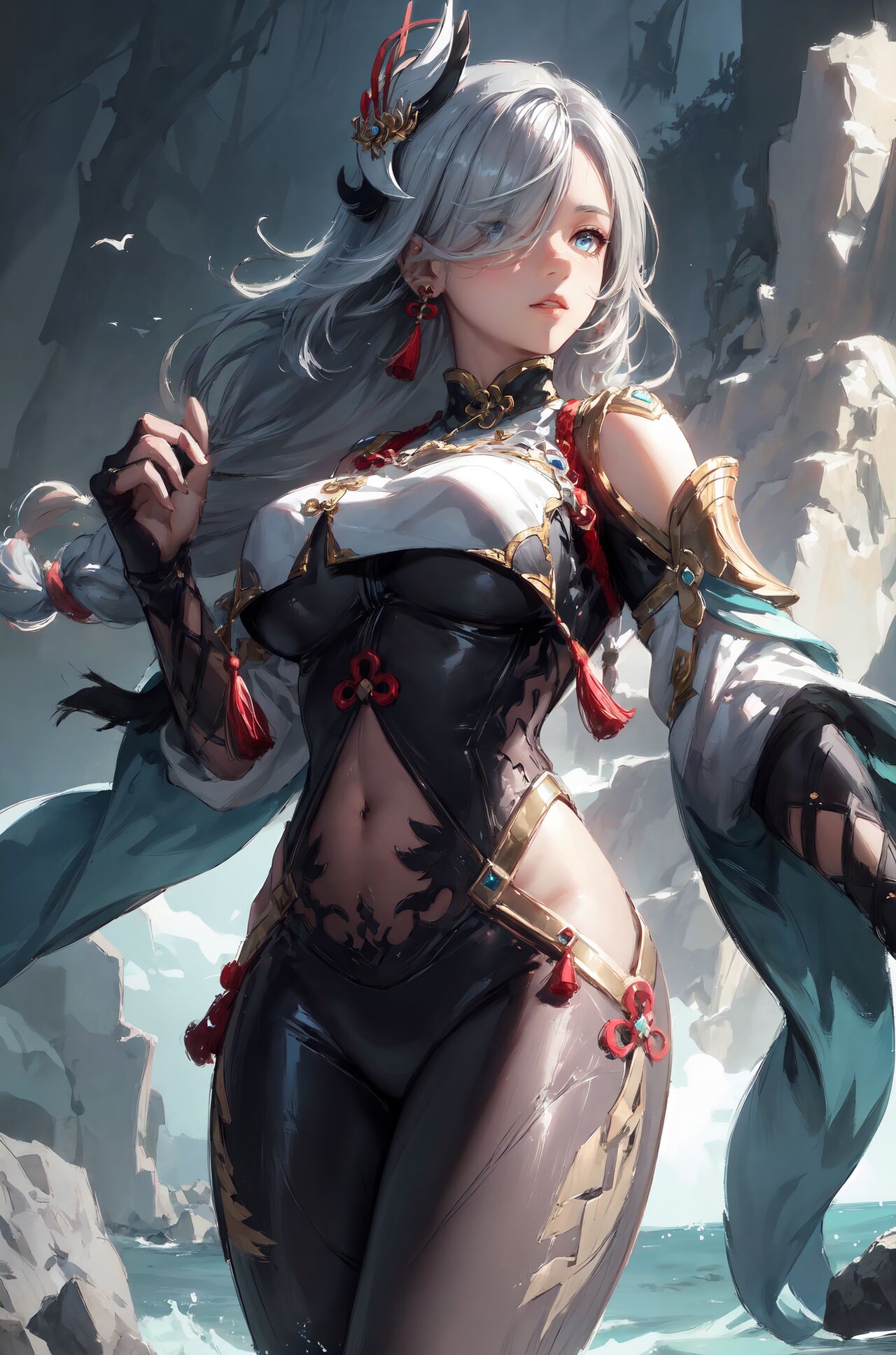 七玥aiart  Genshin Impact|Shenhe|Ganyu page 2 full