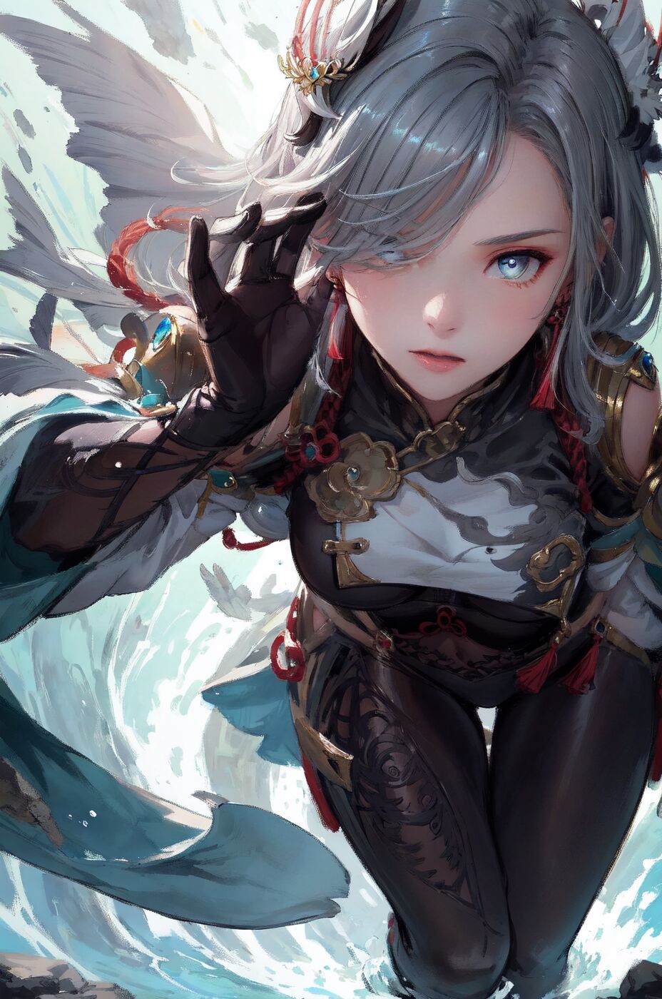 七玥aiart  Genshin Impact|Shenhe|Ganyu page 7 full