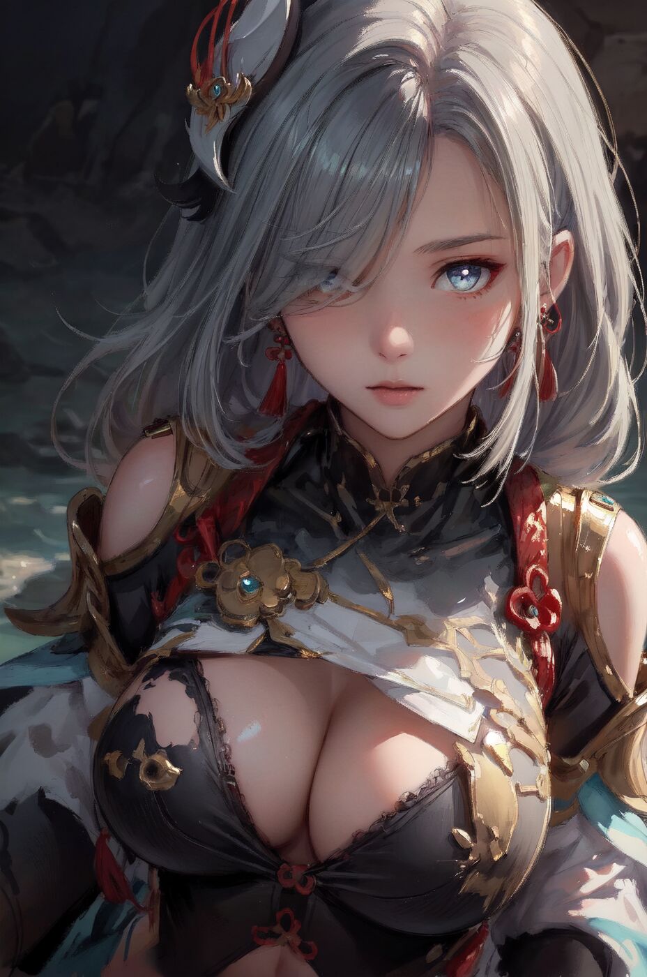 七玥aiart  Genshin Impact|Shenhe|Ganyu page 8 full