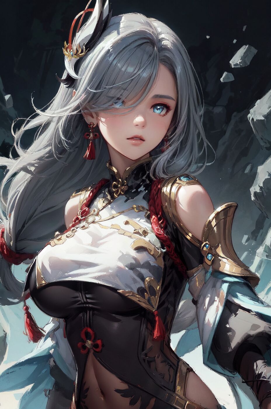 七玥aiart  Genshin Impact|Shenhe|Ganyu page 9 full