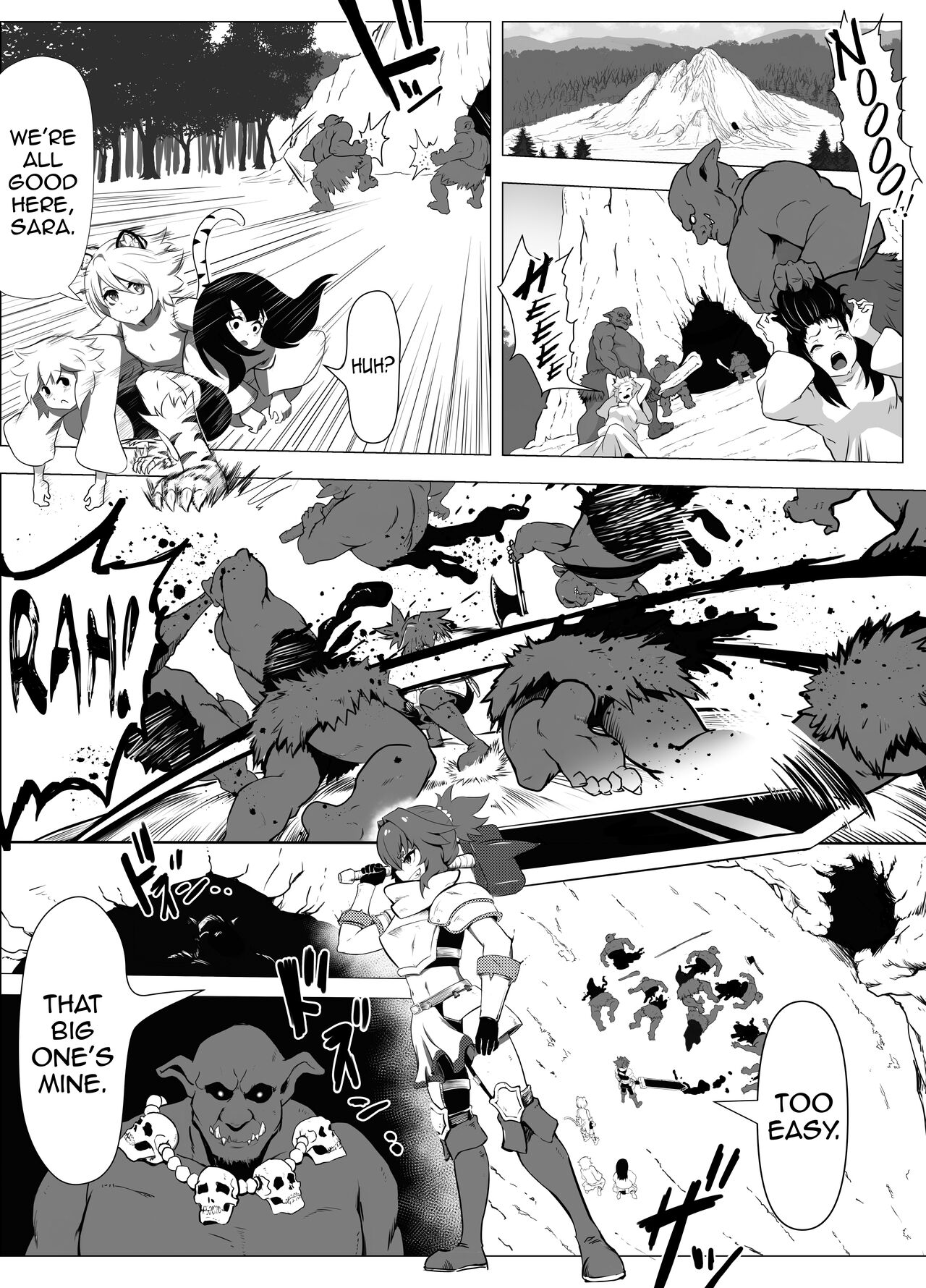 Namaiki Otokonoko Boukensha VS Zetsurin Goblin page 3 full