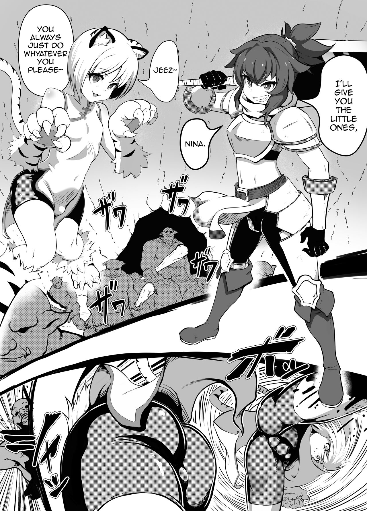 Namaiki Otokonoko Boukensha VS Zetsurin Goblin page 4 full