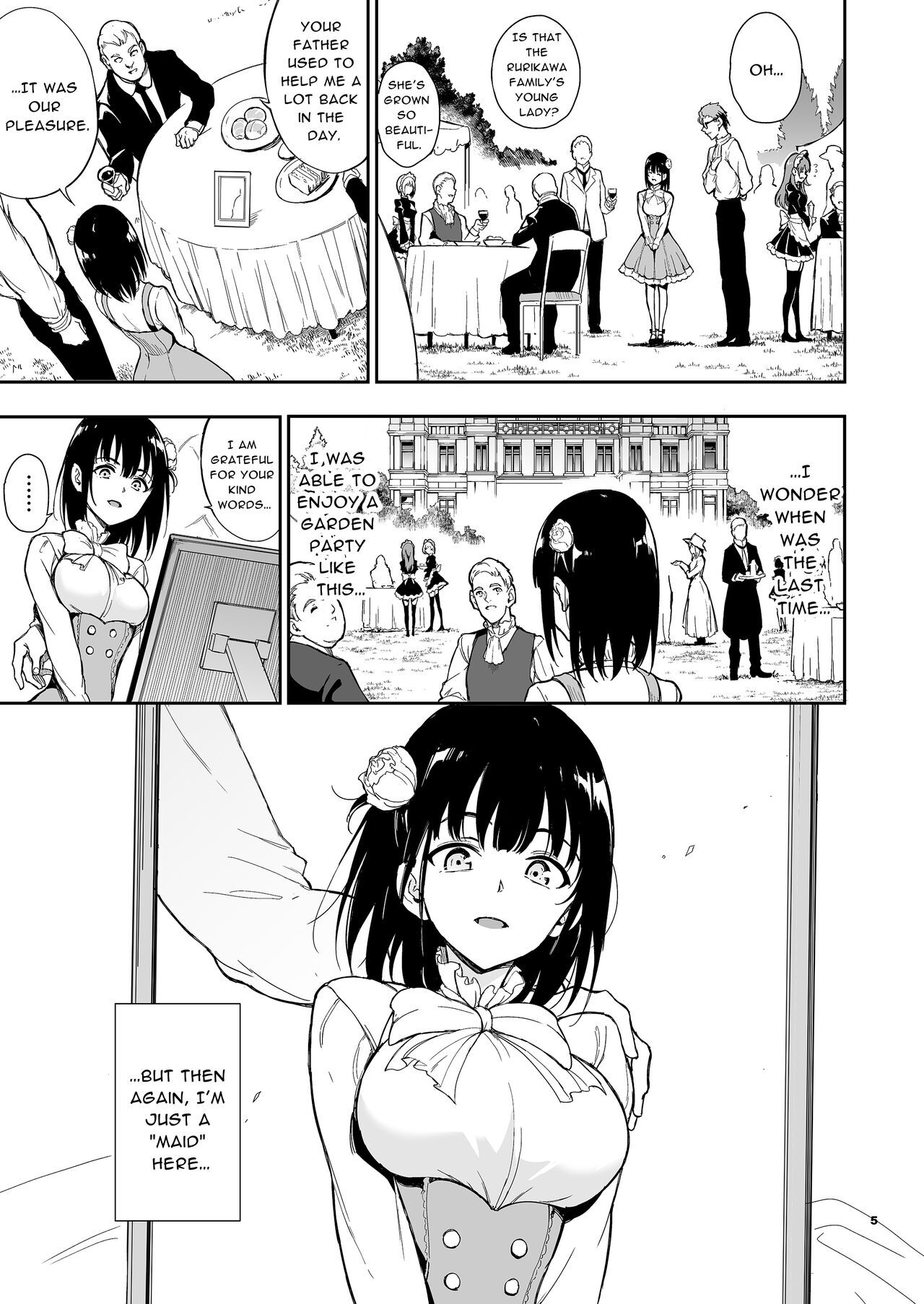 Maid Education: Fallen Aristocrat Rurikawa Tsubaki Chapter 5 page 5 full