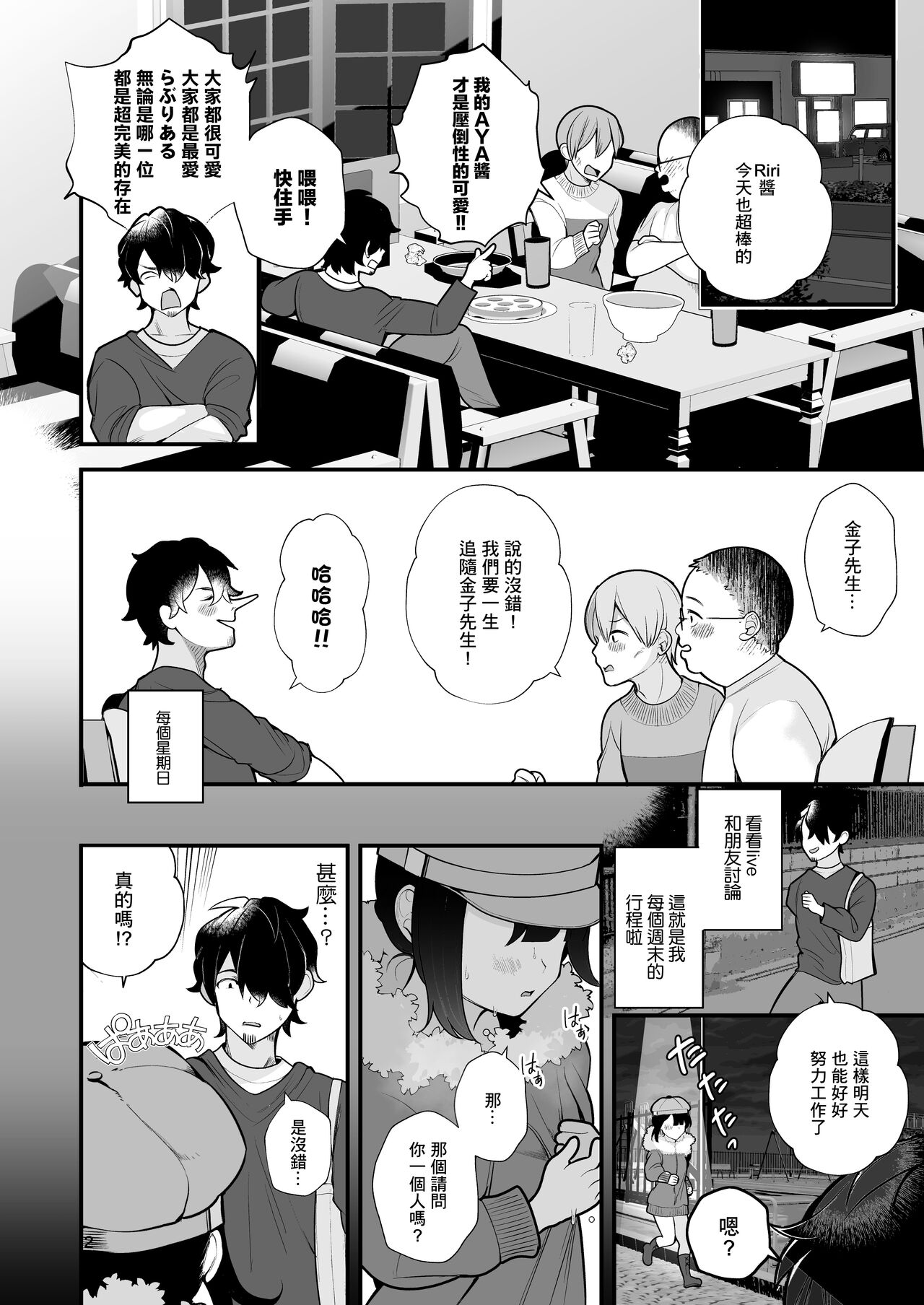 Oshi no Idol ga Roshutsukyou datta Ken. 【基德漢化組】 page 5 full