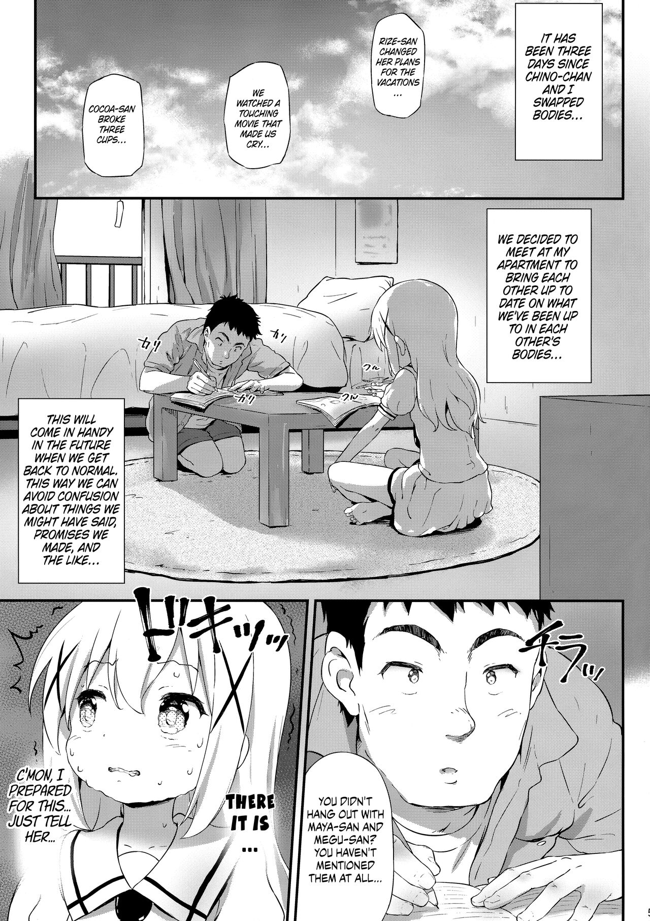 Toro Musume 17 Chino-chan Hajimemashita! 3 page 4 full
