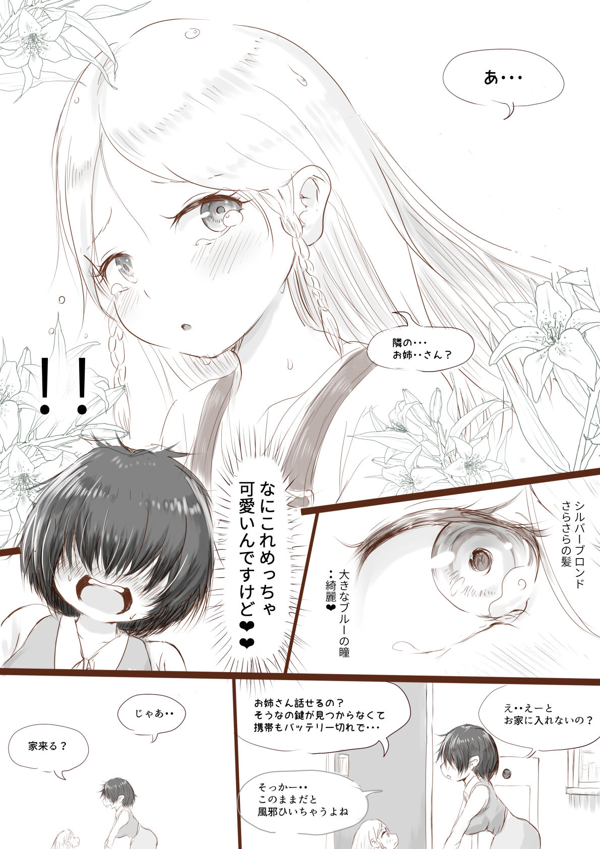 Anraku-san wa Ginpatsu Half Shoujo o Iyashitai page 3 full