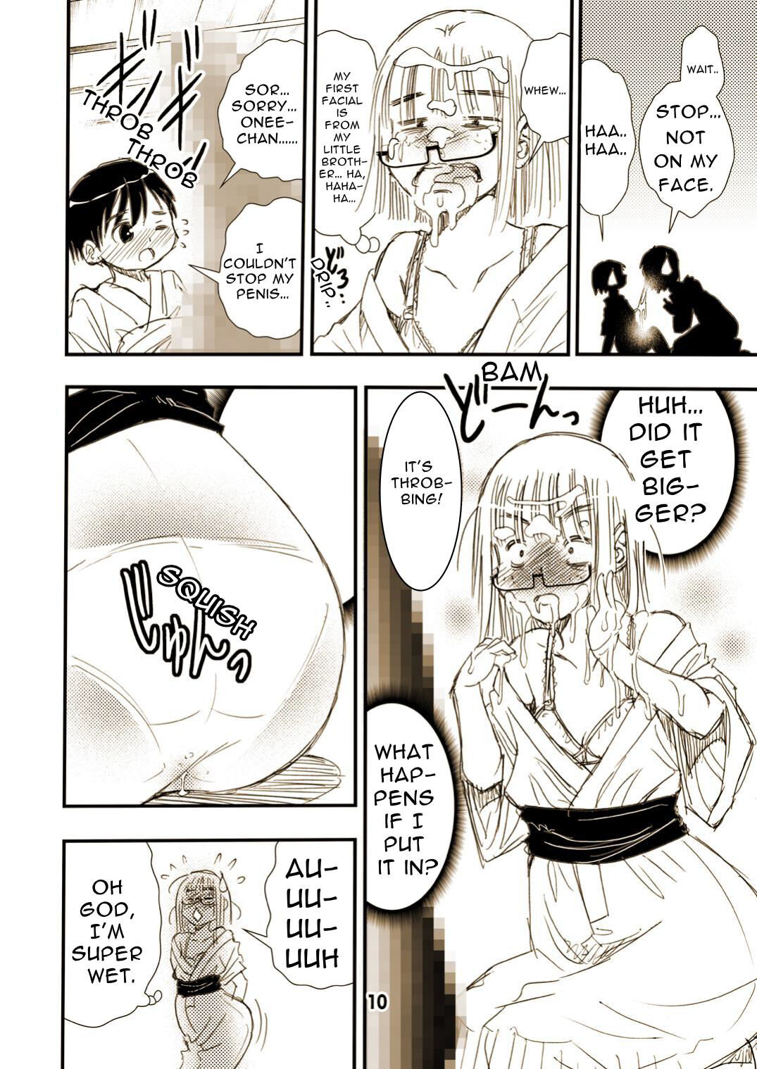 Yarashite Kureru Jimi-gao Onee-chan. page 10 full