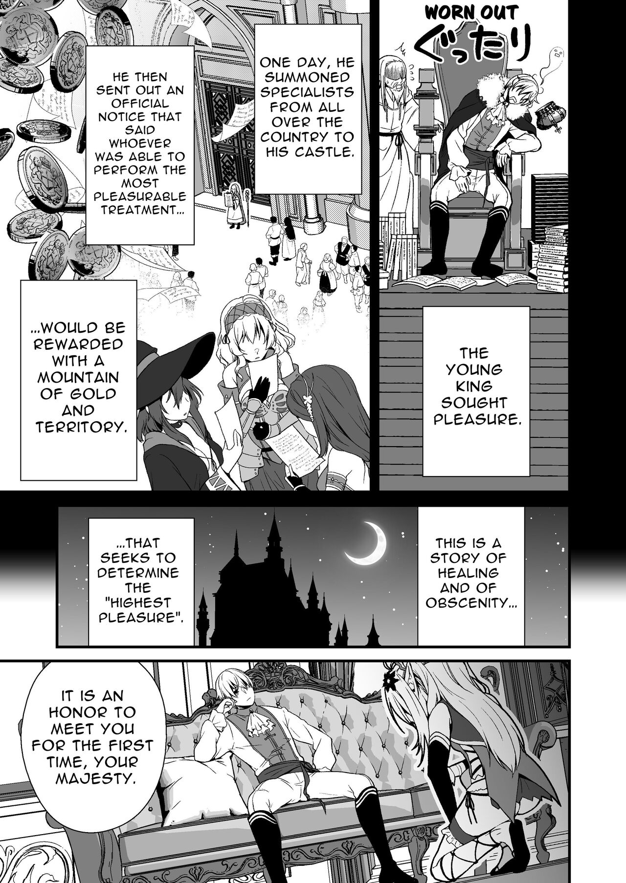 Loli Elf no Healer ni Tansan Shasei shite moratte Tanetsuke Kongan Ecchi | Little Elf's Carbonated Cumsqueeze page 2 full