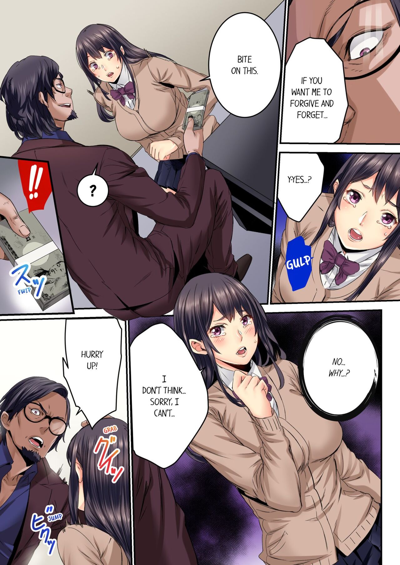 "Ikaseru Furi suru dake" tte Itta no ni... Satsutaba o Kuwaenagara Maji Ikigao o Sarasu JK 1 | But You Said You'd Only Pretend to Make Me Cum... 1 page 10 full