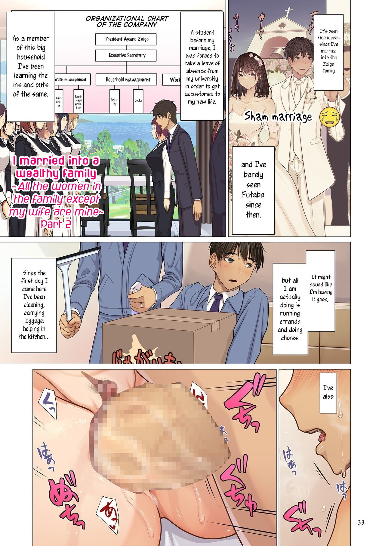 [Emori Uki] Fugou Ichizoku no Muko ~Tsuma Igai Zenin Ore no Onna~ | I married into a wealthy family [Ch1-6+Bonus] [English] [joobuspaidatr] Hentai - Raw  30