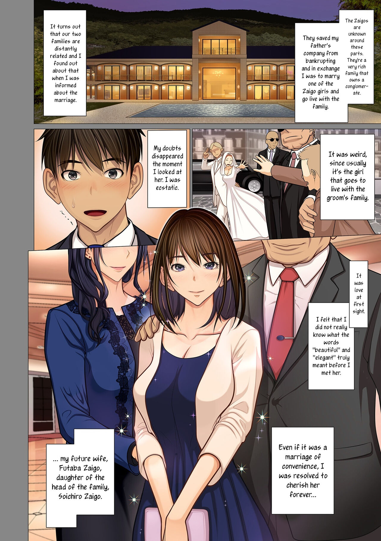 [Emori Uki] Fugou Ichizoku no Muko ~Tsuma Igai Zenin Ore no Onna~ | I married into a wealthy family [Ch1-6+Bonus] [English] [joobuspaidatr] Hentai - Raw  7