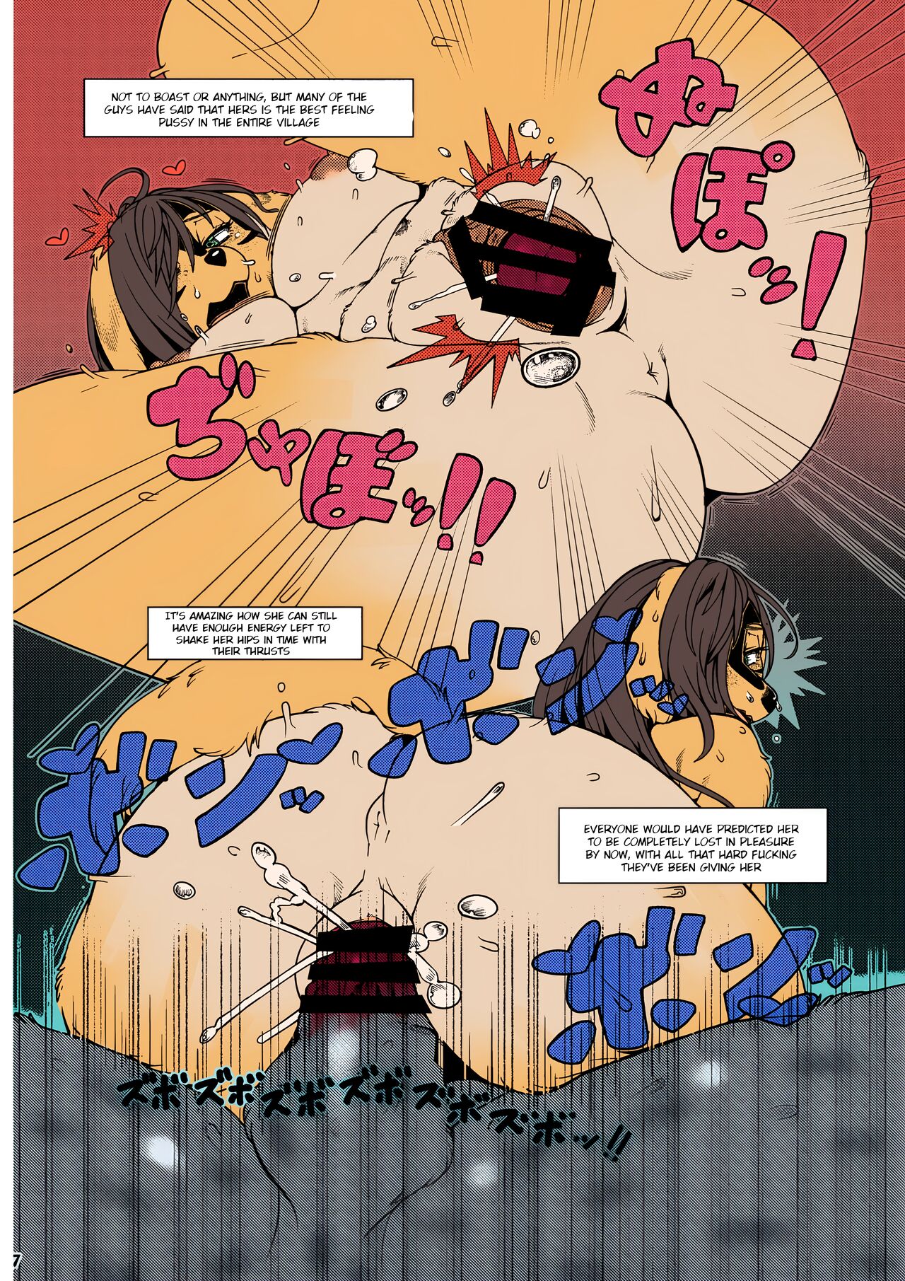 Hatoful Gangbang  |Colorized| page 3 full