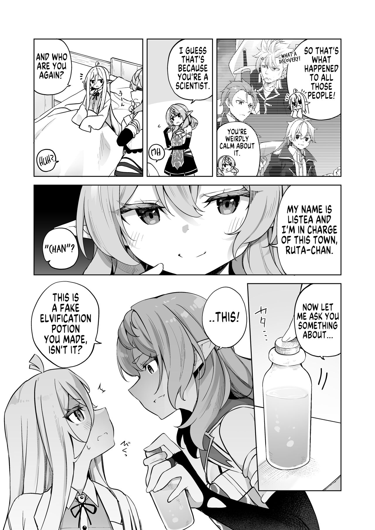 TS Elf no Tsukurikata Elf-ka no Kusuri Gaiden | How To Make a Gender-Bent Elf Elvification Drug Side Story page 5 full
