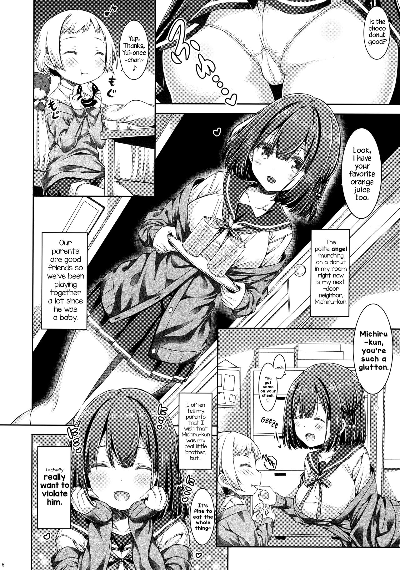 My neighbor is too cute, so I couldn't stop myself from violating him | Otonari no Otokonoko ga Kawaisugite Gaman Dekinai node Ecchi na Itazura Shichaimasu. page 5 full