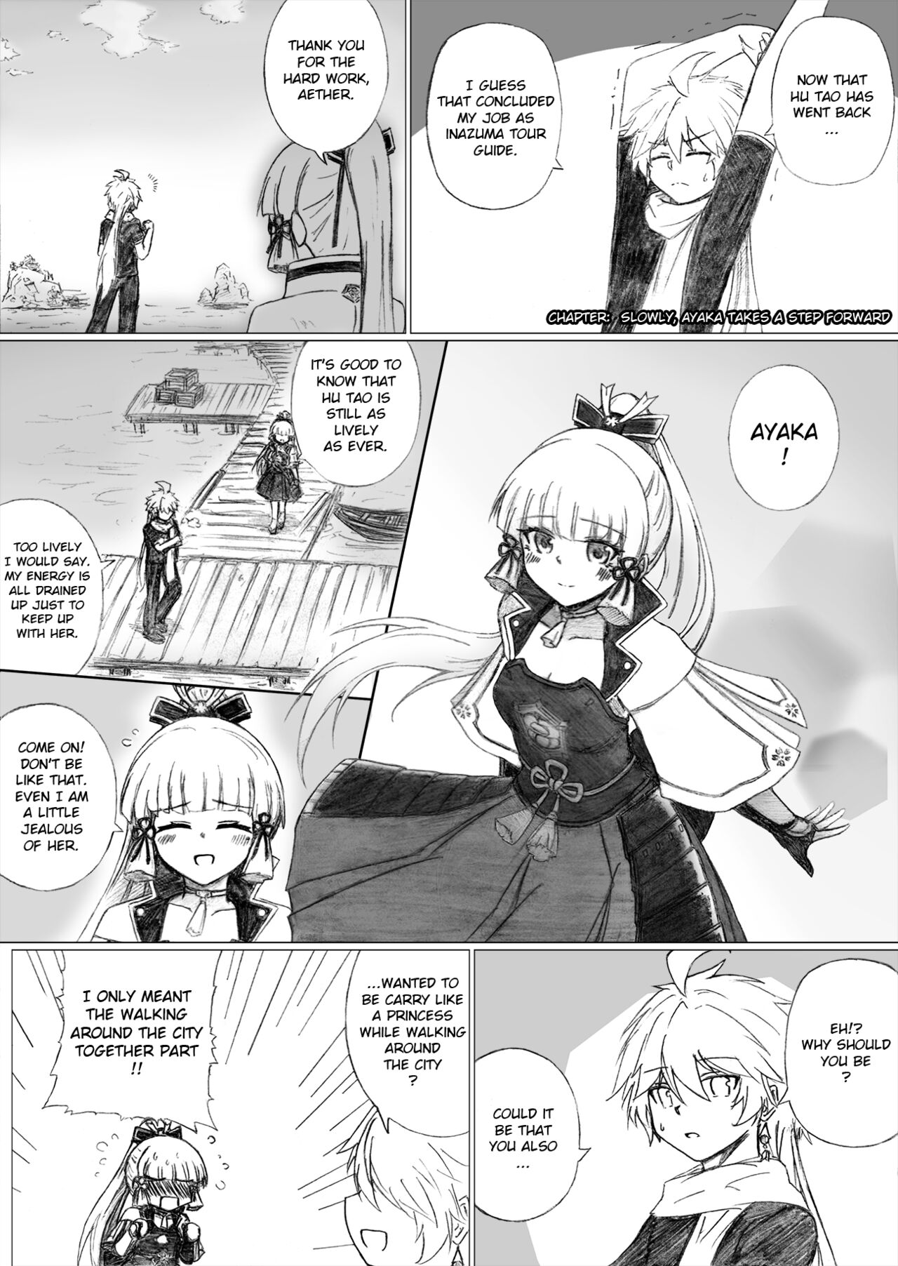 KuroCrimson Genshin Impact Manga Vol 4 page 8 full