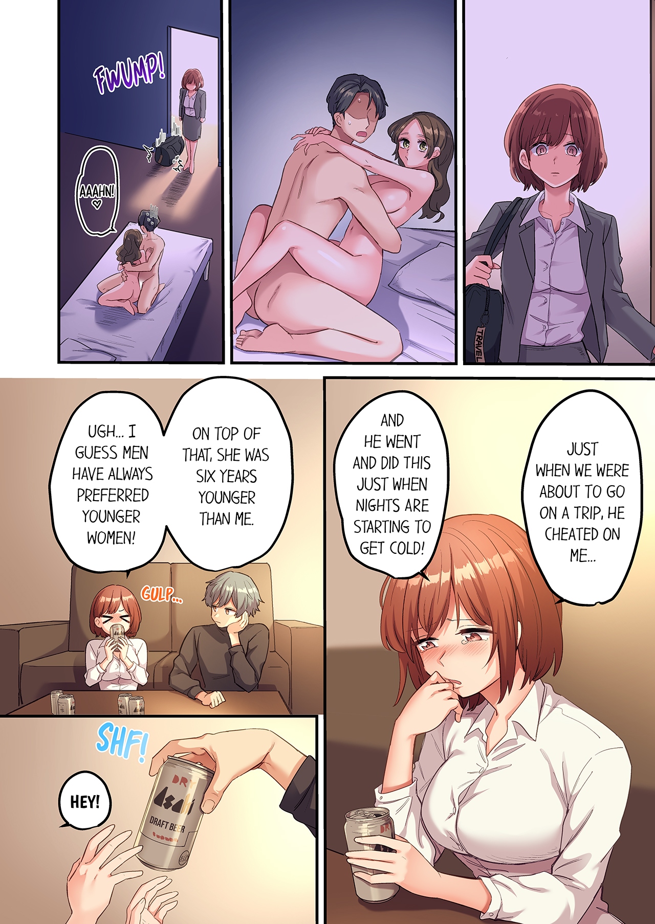 Netorare SEX wa 1-Shuukan - Kuzu Osananajimi ni Ijimerarete, Ikasarete... 1-2 | Forced to Have Sex For a Week— Teased and Forced to Come by My Piece of Trash Childhood Friend 1-2 page 3 full