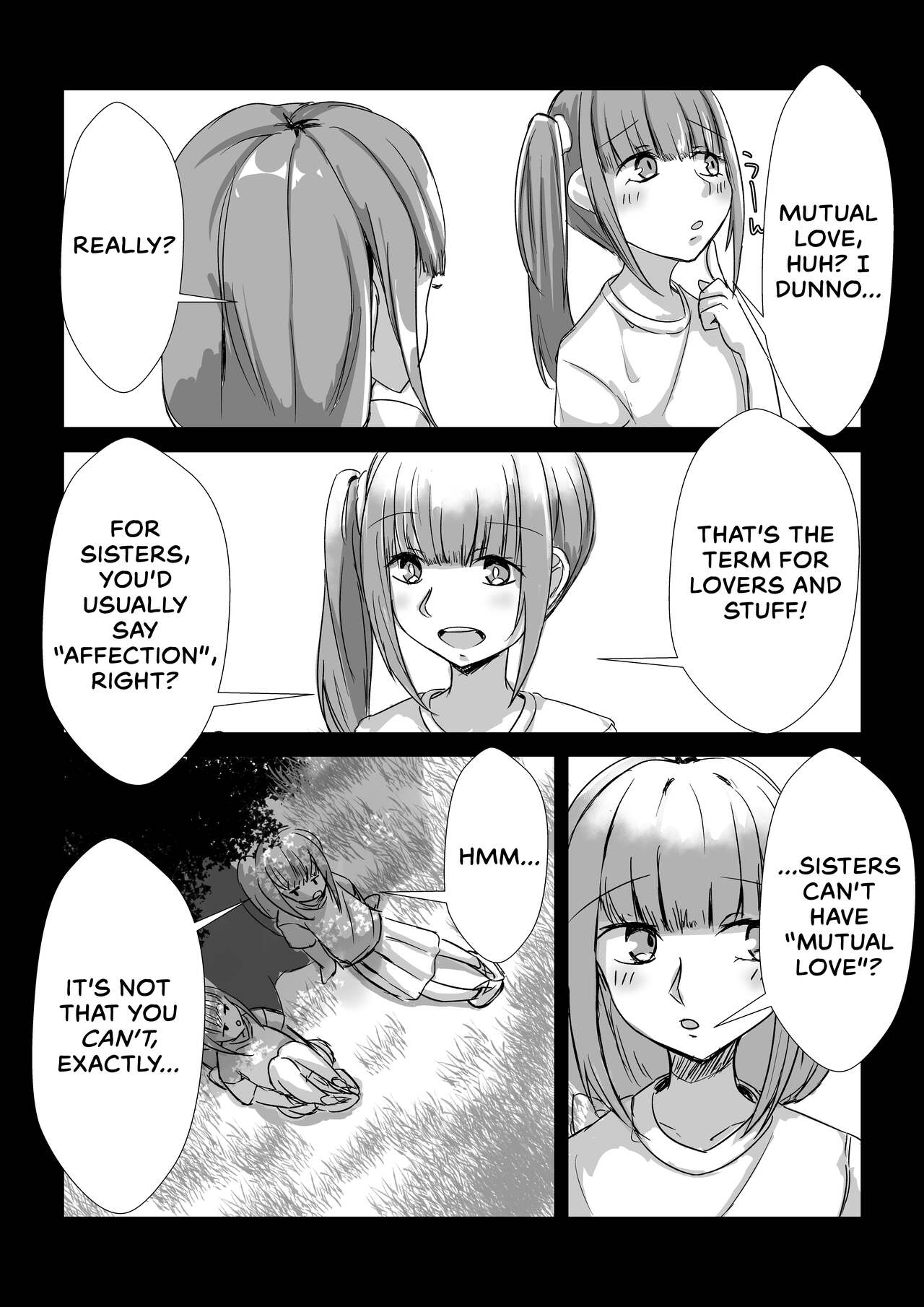 Shimai ga Nakayoshi Kara Ryouomoi ni Naru Hanashi | How Sisters Go from Friendship to Romance page 3 full