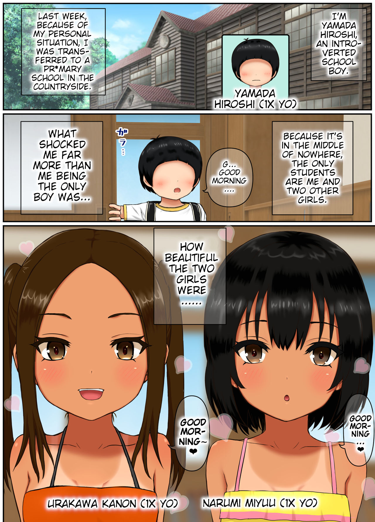 Doinaka Sandwich ~Zenkou Seito Sanmei no Gakkou de Joshi Futari no Omocha ni sareru Boku~ | Countryside Sandwich ~Story of a Boy Who Is Turned Into a Toy of Two Girls in a School Where Birth Rate Declines~ page 3 full