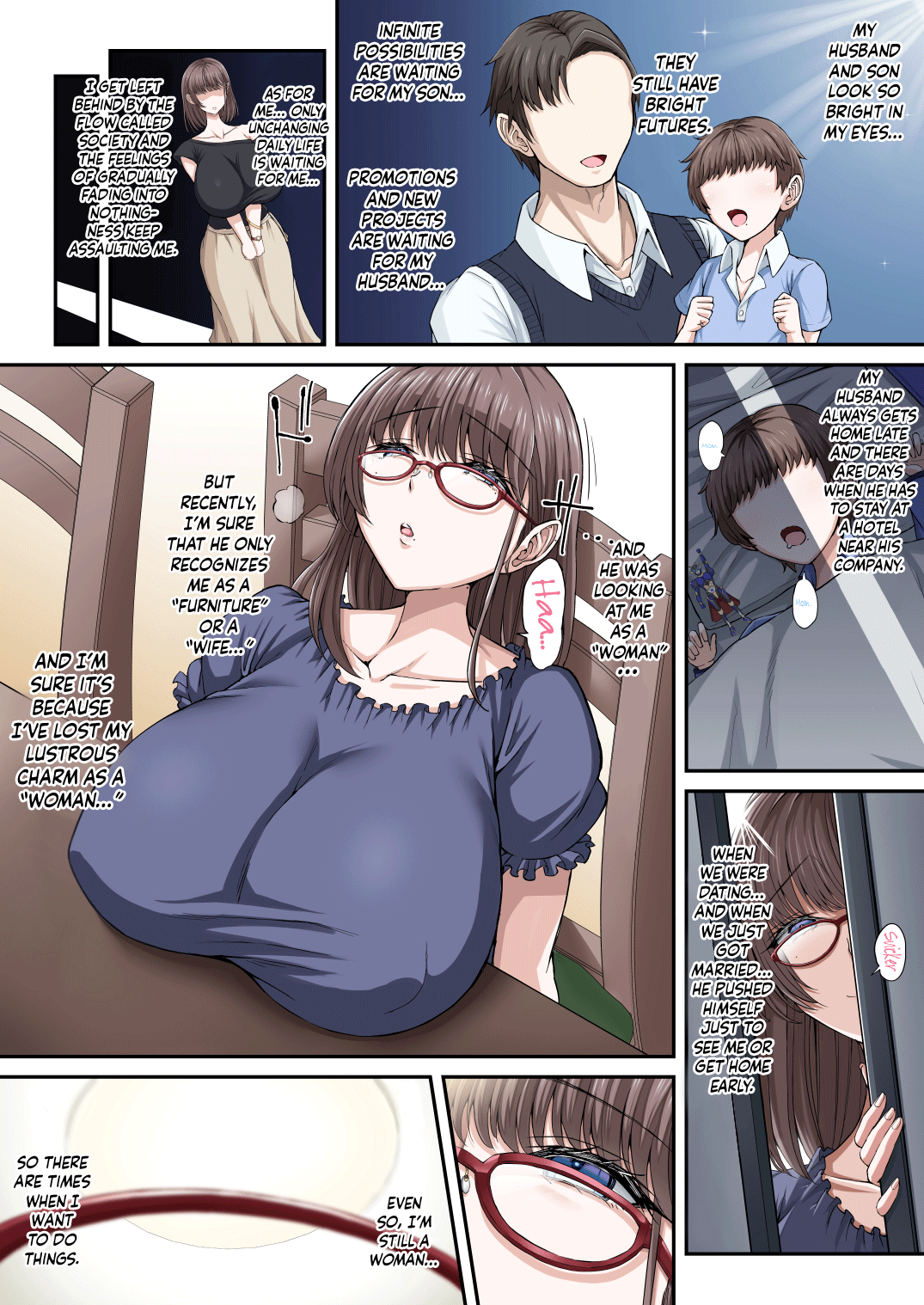 Black Fall -Kuro ni Ochita Tsuma- | Black Fall -The Housewife Falls To Darkness- page 5 full
