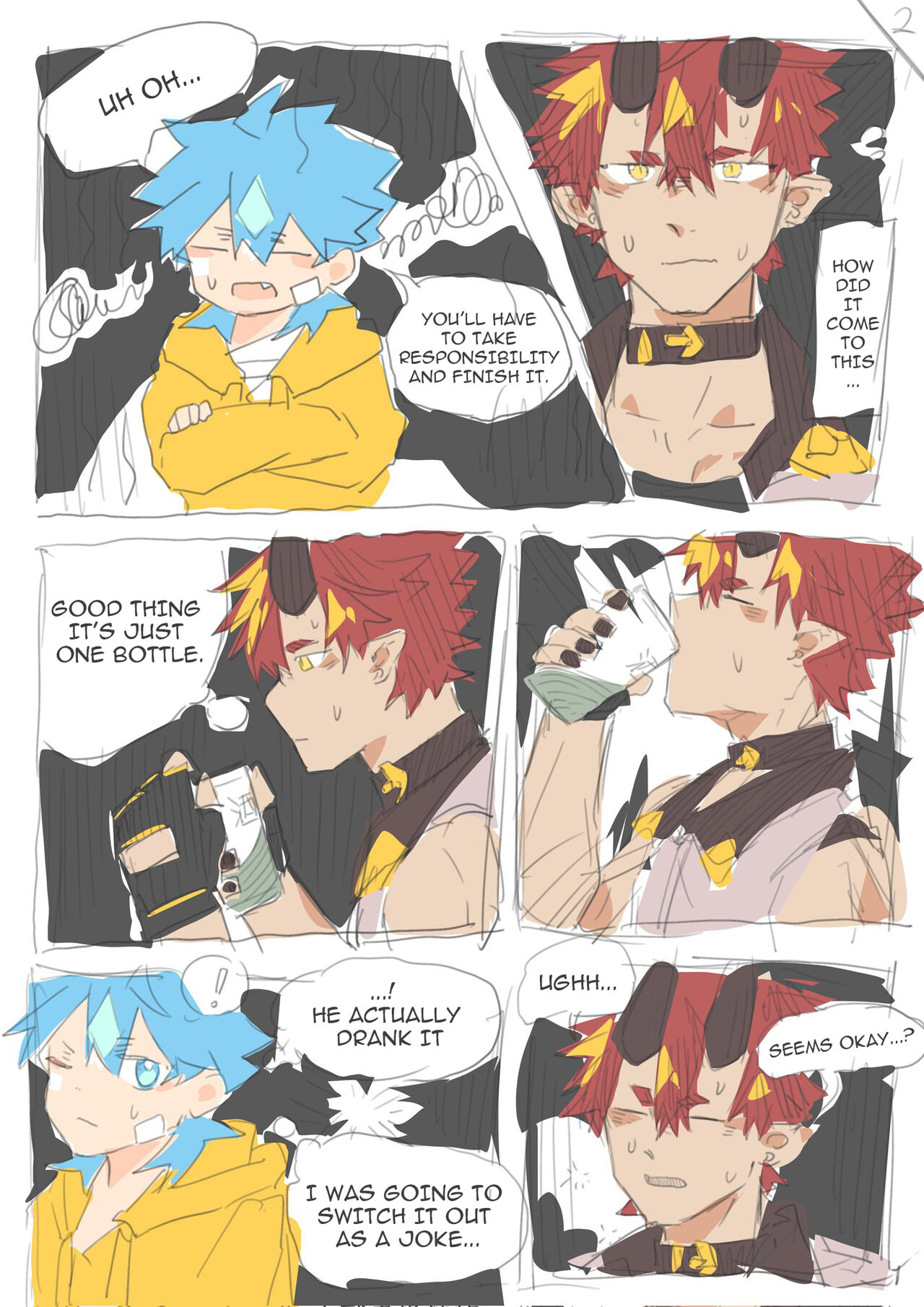 Twitter short manga page 2 full