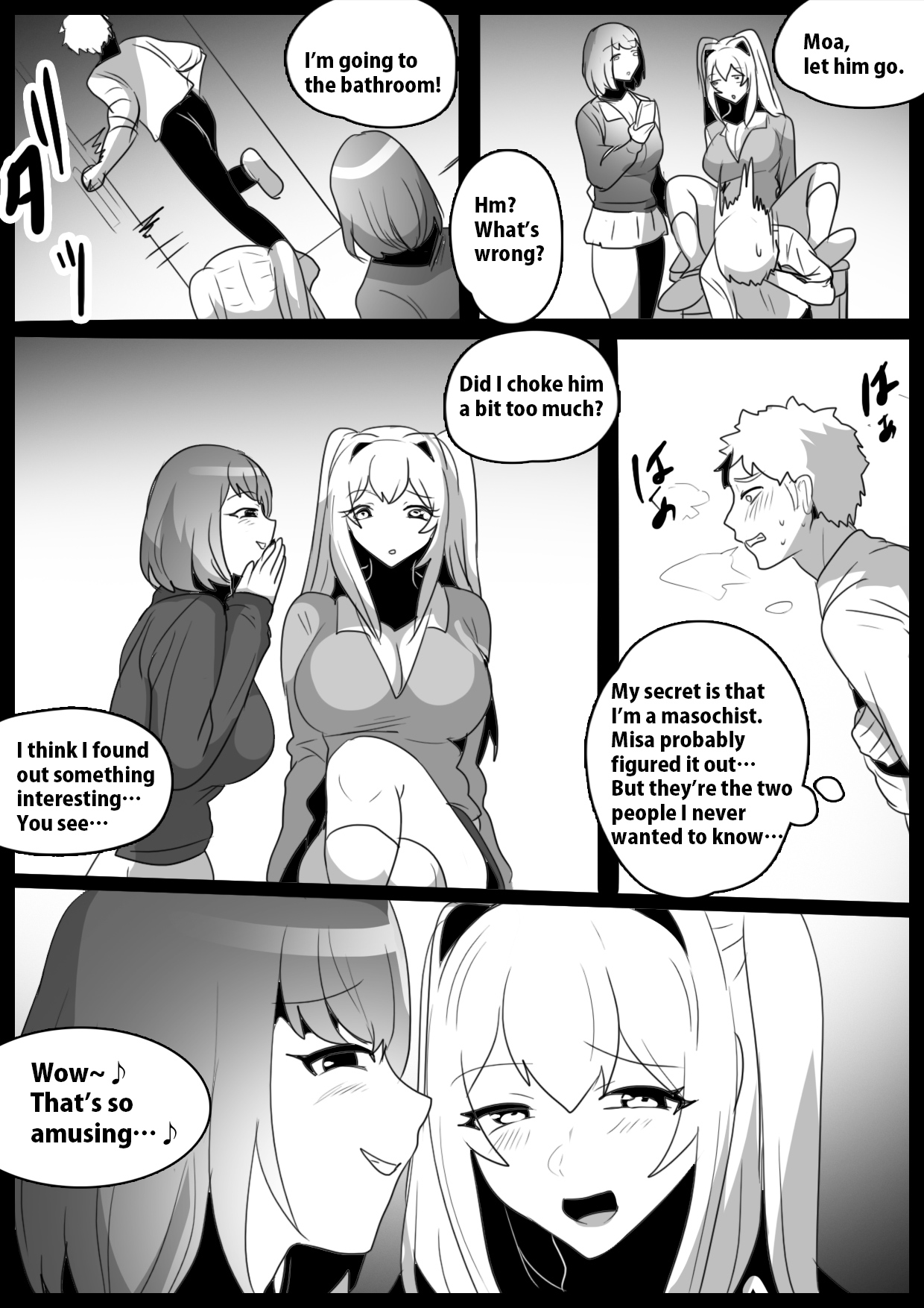 Onaji Class no  Onna Tomodachi ni Maso Bare shite, Sandbag Dorei ni  Otosareta Hanashi. | Turned into a punching bag slave by two girls in my class who found out I was a masochist page 7 full