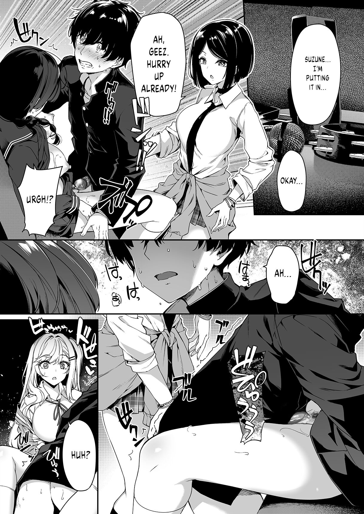 [Bottle Ship Bottler (Kazakura)] InCha Couple ga You Gal-tachi to SEX Training Suru Hanashi [English] {akanameTL} [Decensored] Hentai - Raw  14