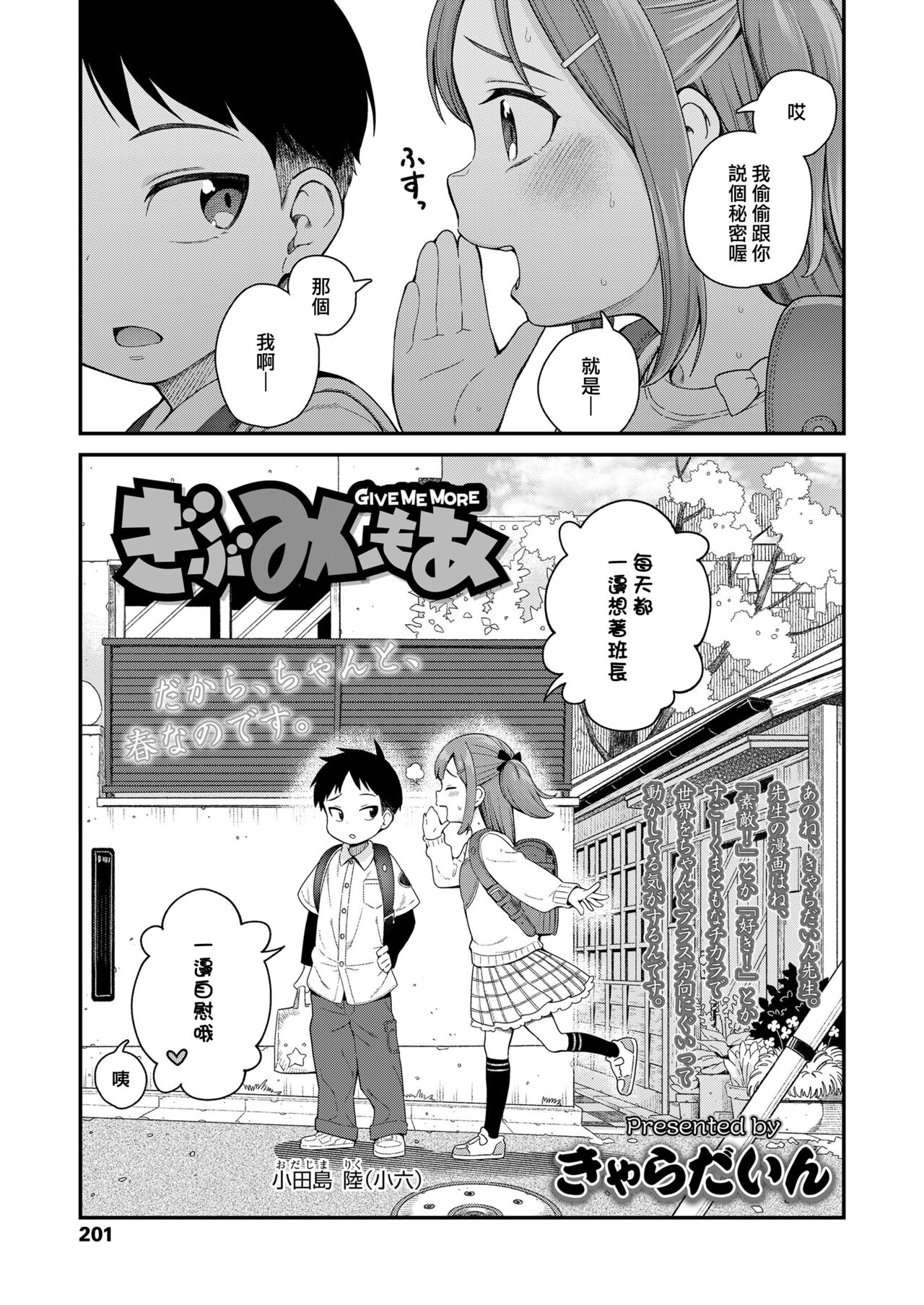 Give Me More page 1 full